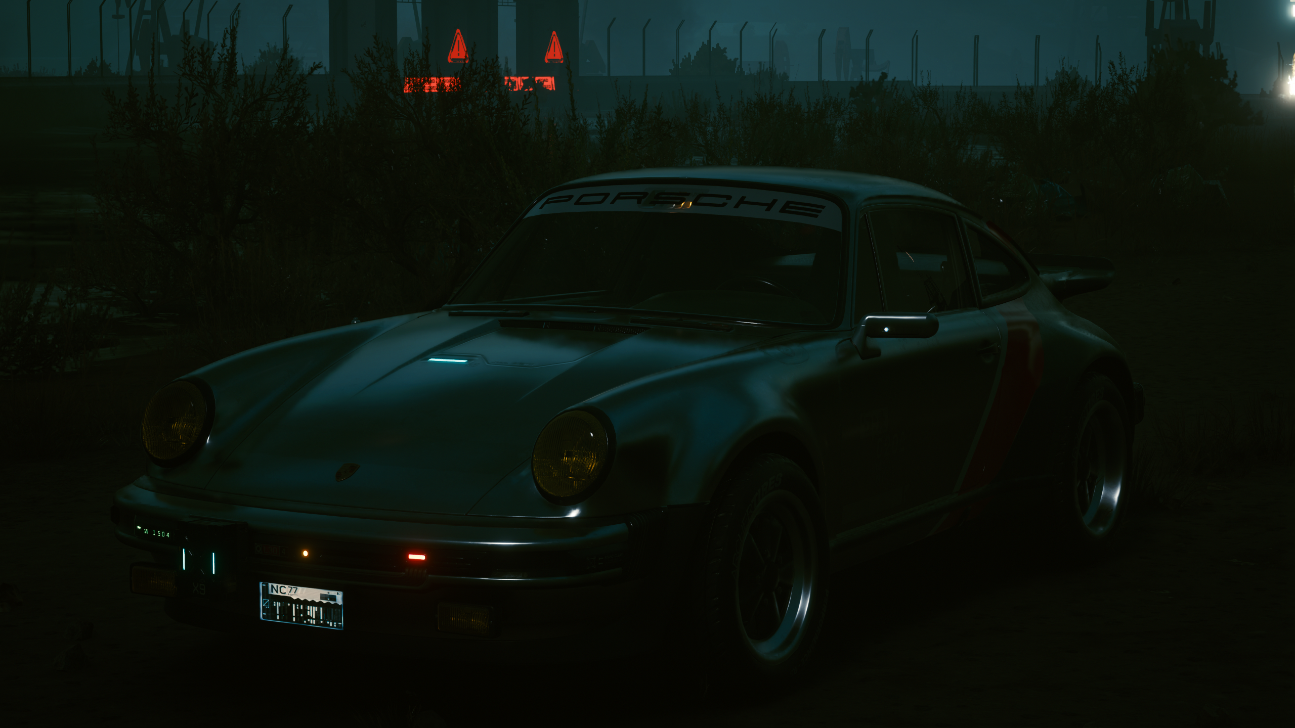 Porsche 911 from Cyberpunk 2077 HD Wallpaper