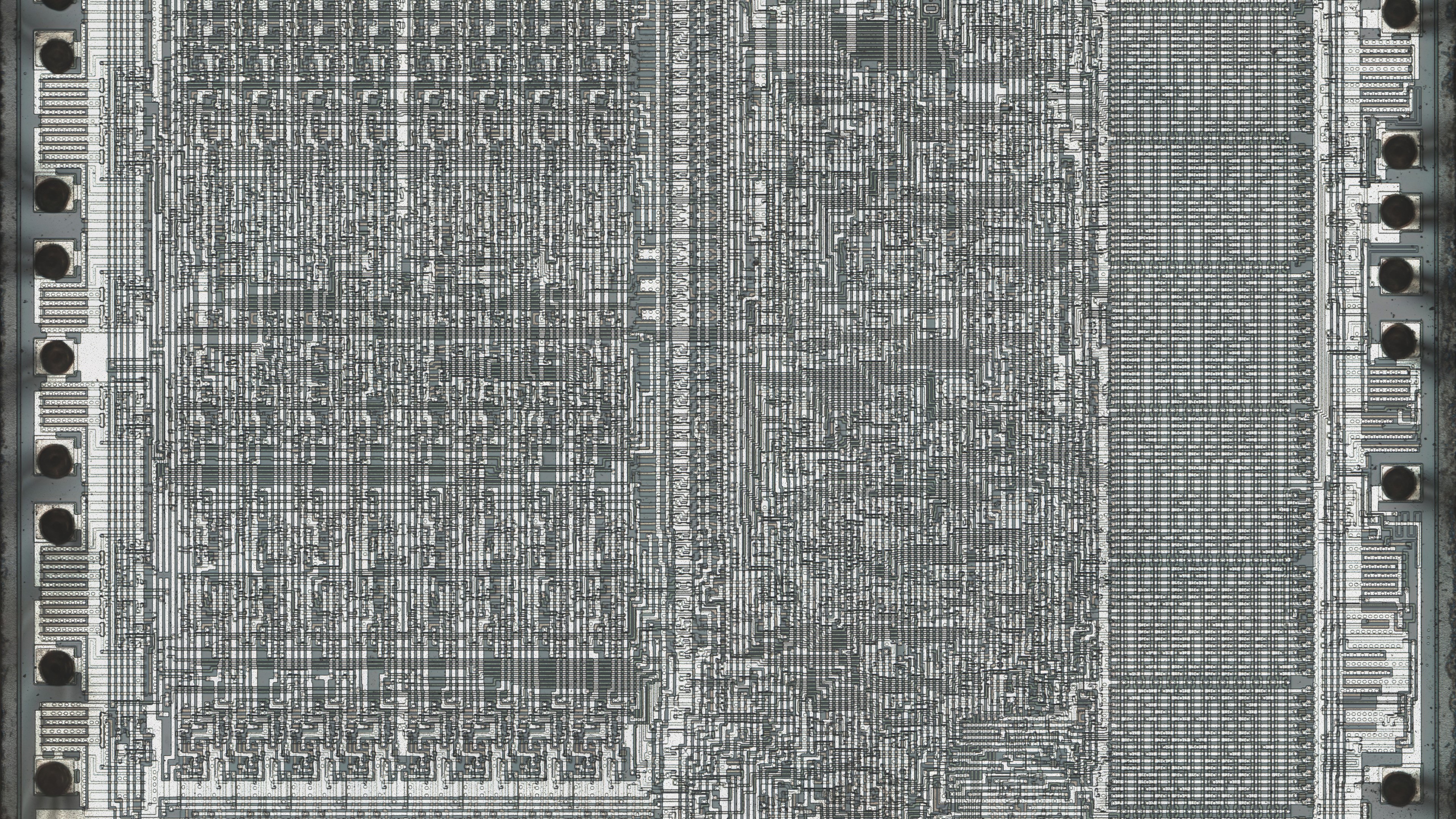 4K MOS 6502 CPU integrated circuit macro HD Wallpaper