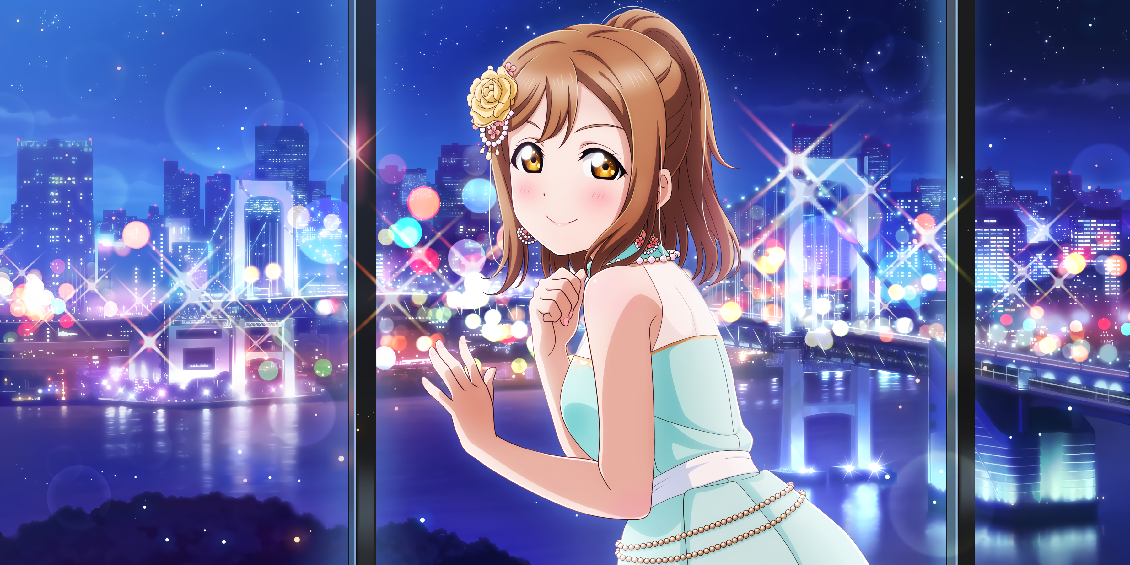 Kunikida Hanamaru from Love Live! Sunshine!! HD Wallpaper