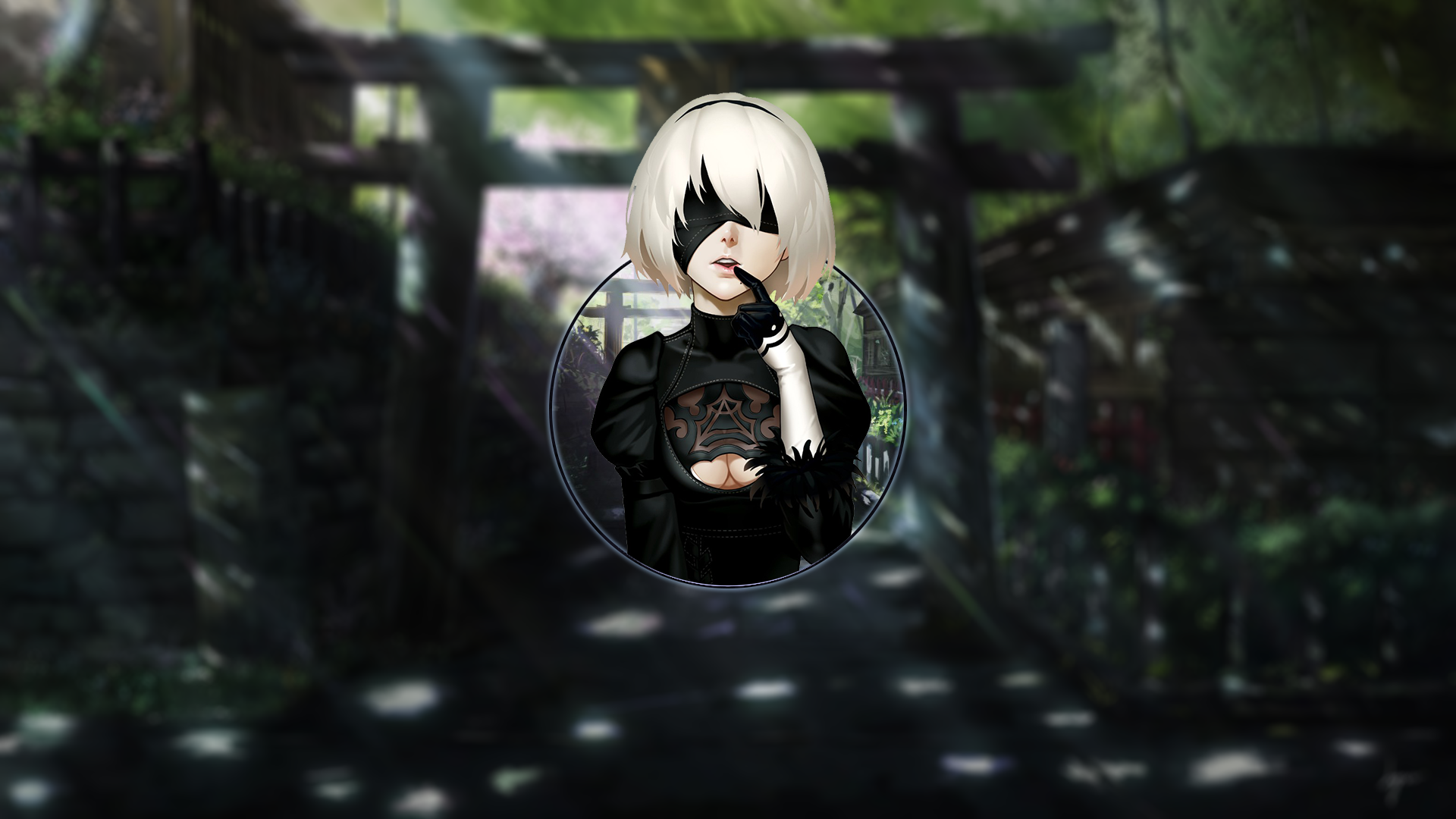 2B from NieR: Automata HD Wallpaper