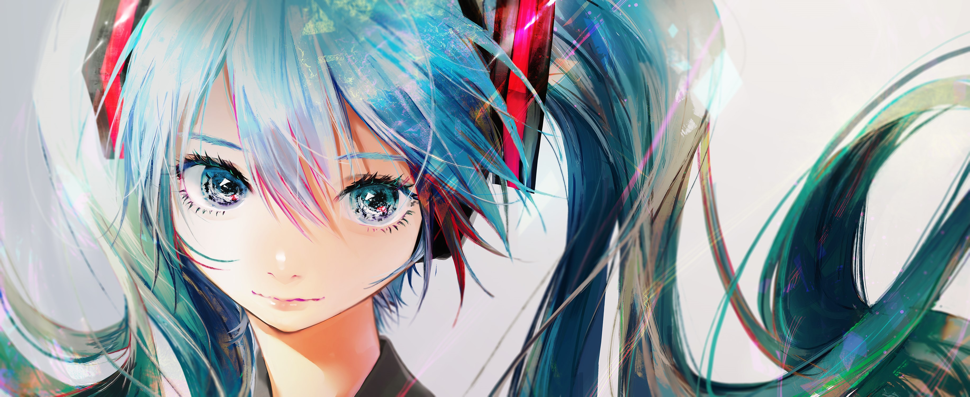 Hatsune Miku from Vocaloid HD Wallpaper