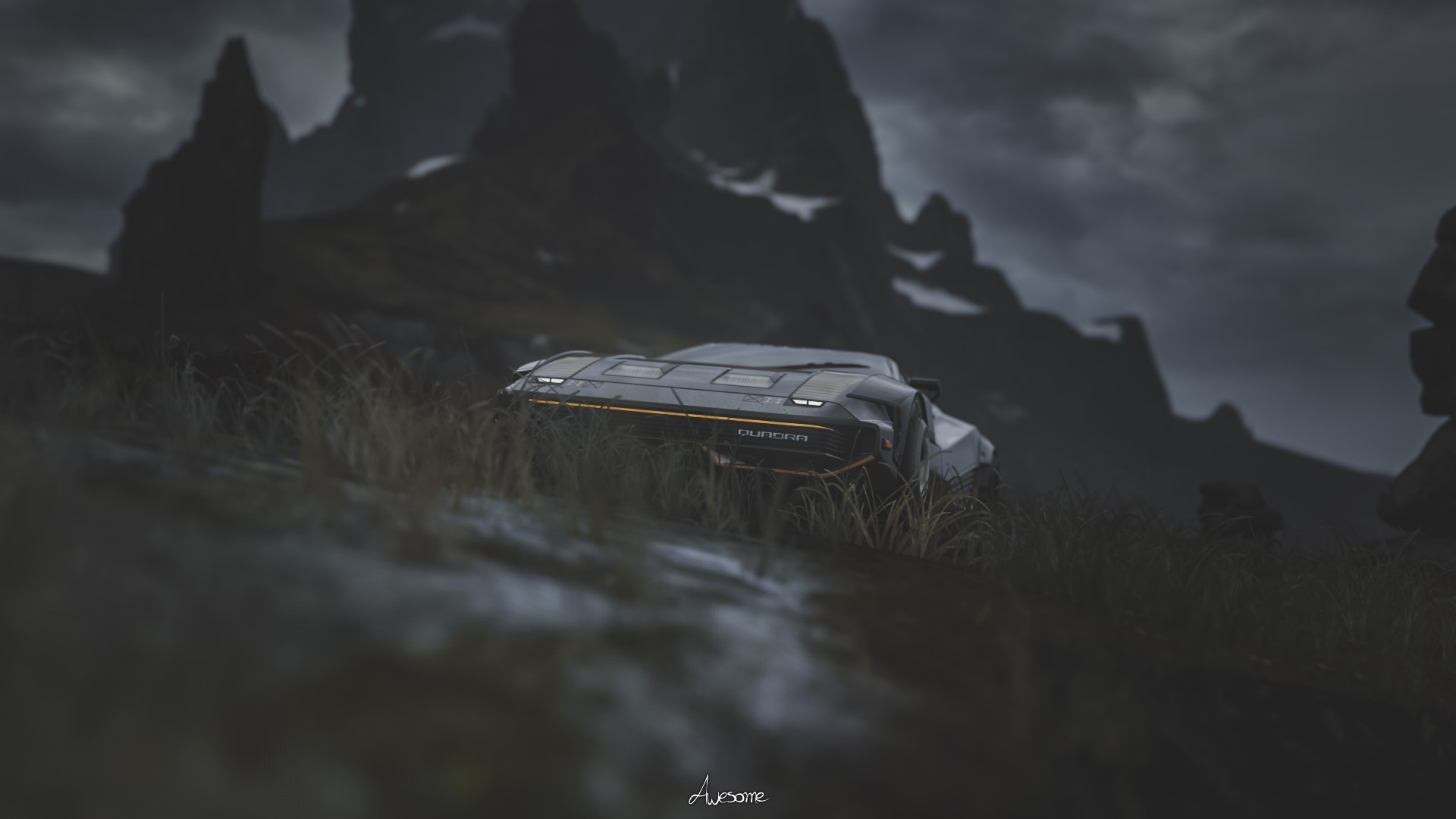 Quadra Turbo-R V-Tech from Cyberpunk 2077 HD Wallpaper