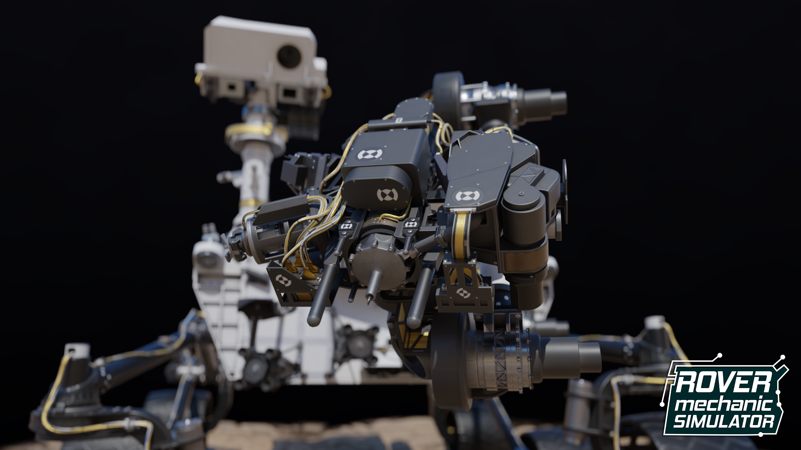 Rover Mechanic Simulator Game Logo HD Wallpaper
