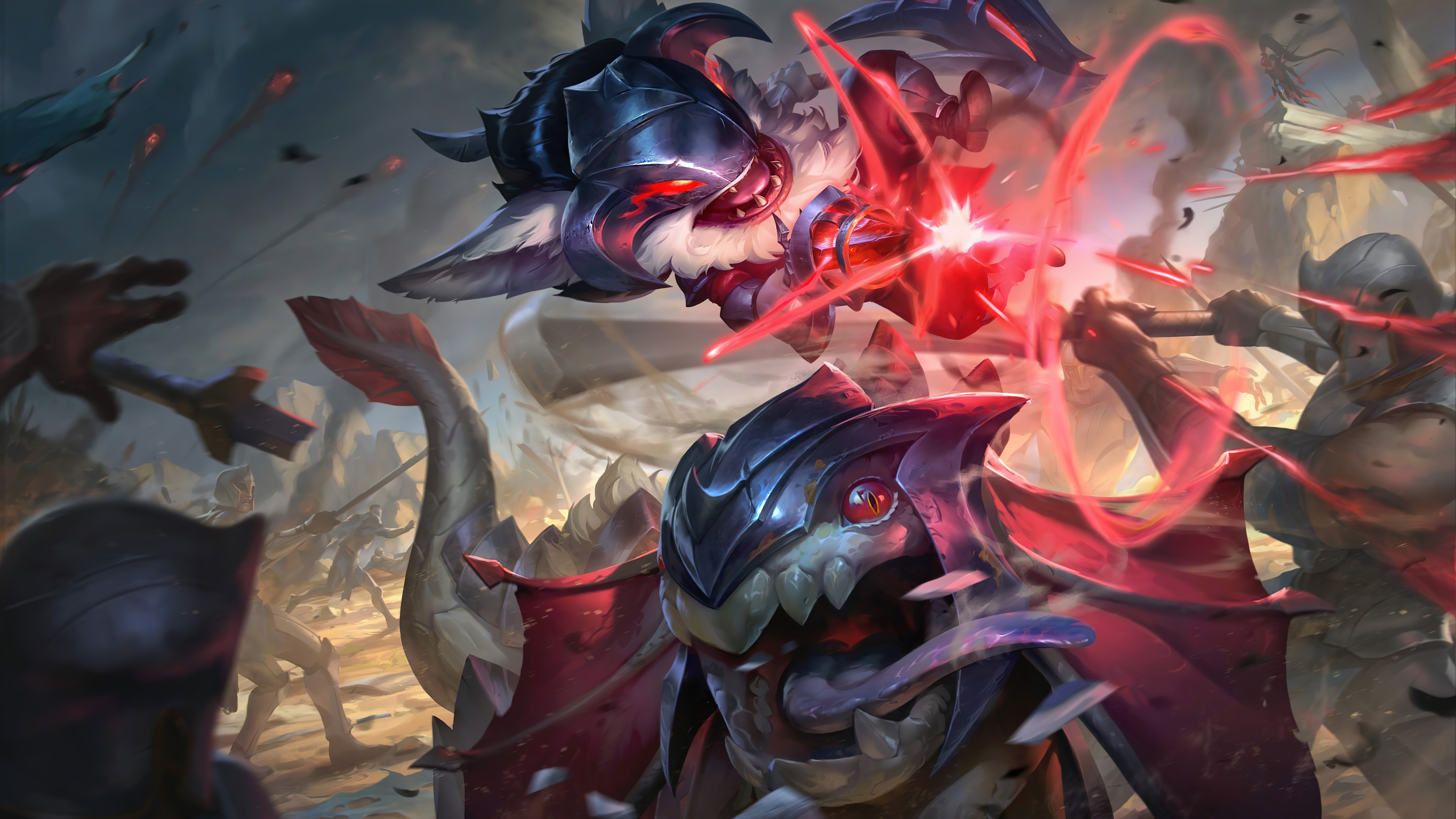 Kled from League of Legends in battle HD Wallpaper