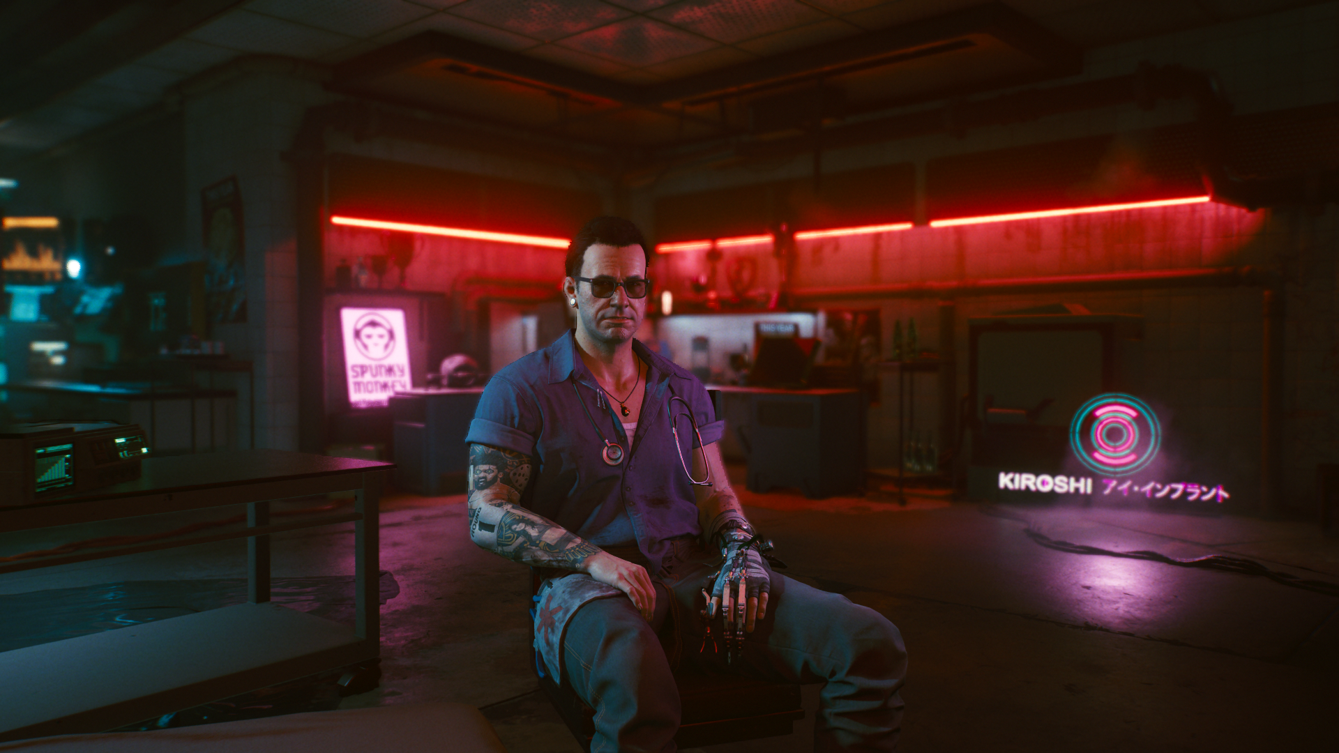 Viktor Vector from Cyberpunk 2077 HD Wallpaper
