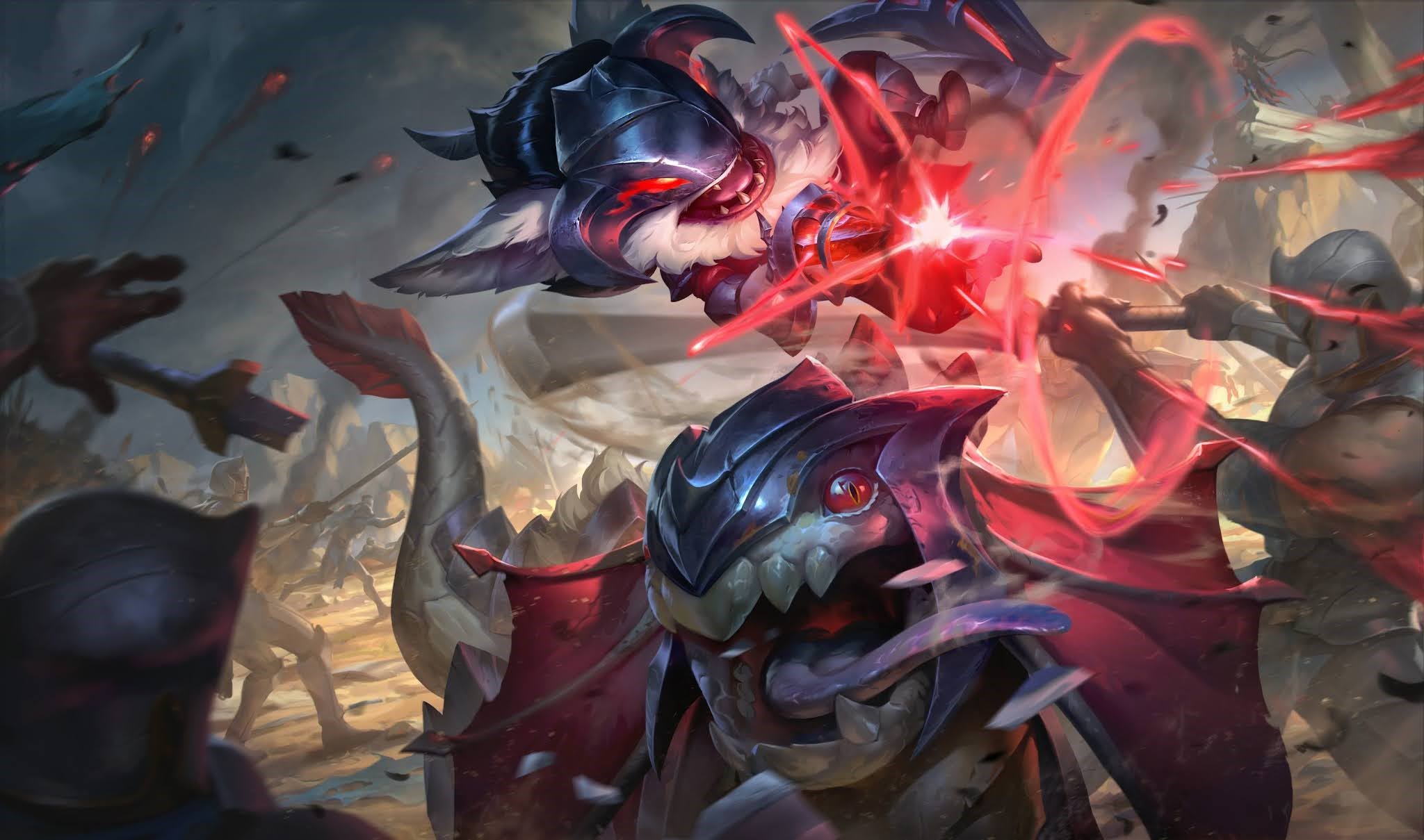Kled from League of Legends in battle HD Wallpaper