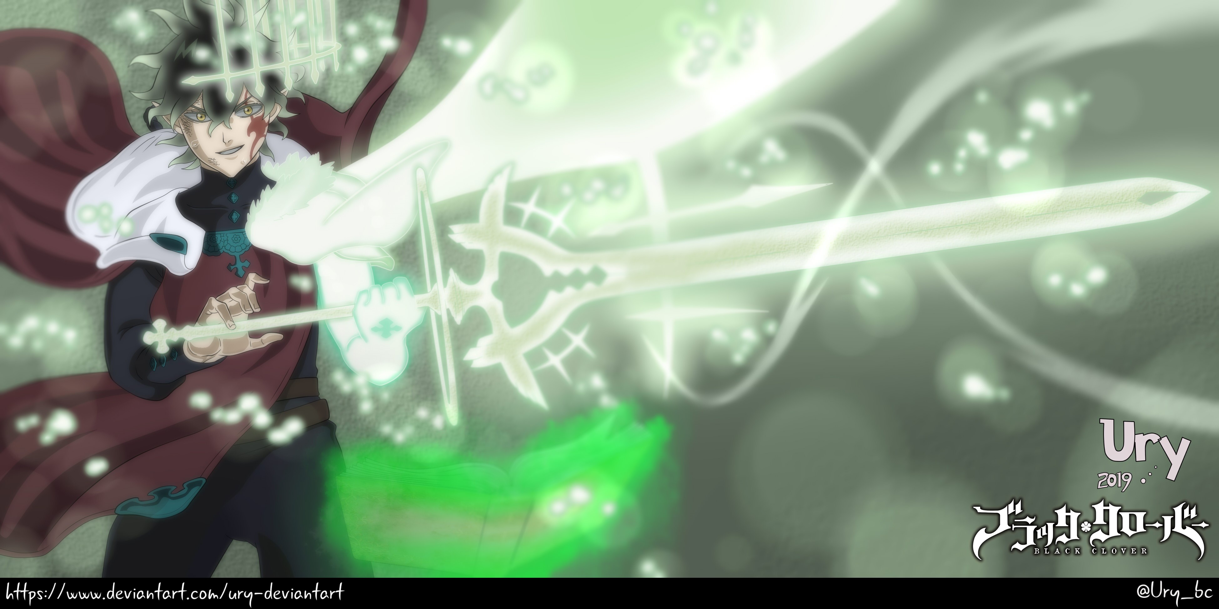 Yuno from Black Clover HD Wallpaper