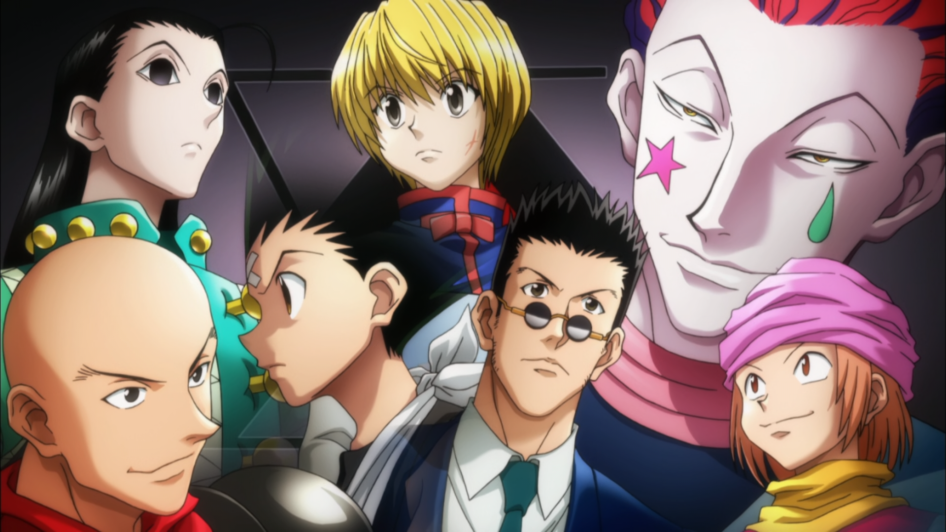 Hunter x Hunter characters Gon, Killua, Kurapika, Hisoka, and others HD Wallpaper