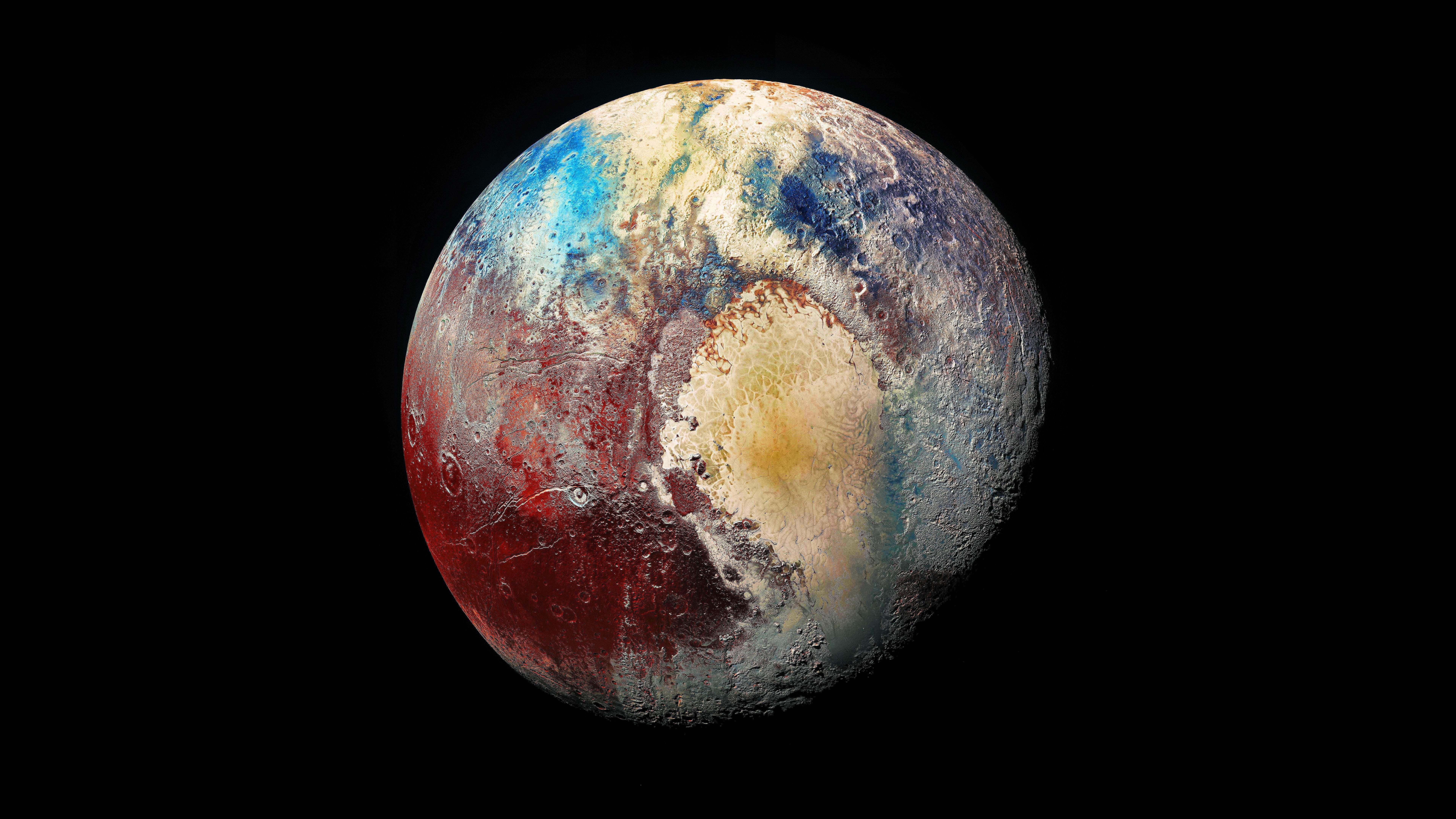 Pluto in Space HD Wallpaper