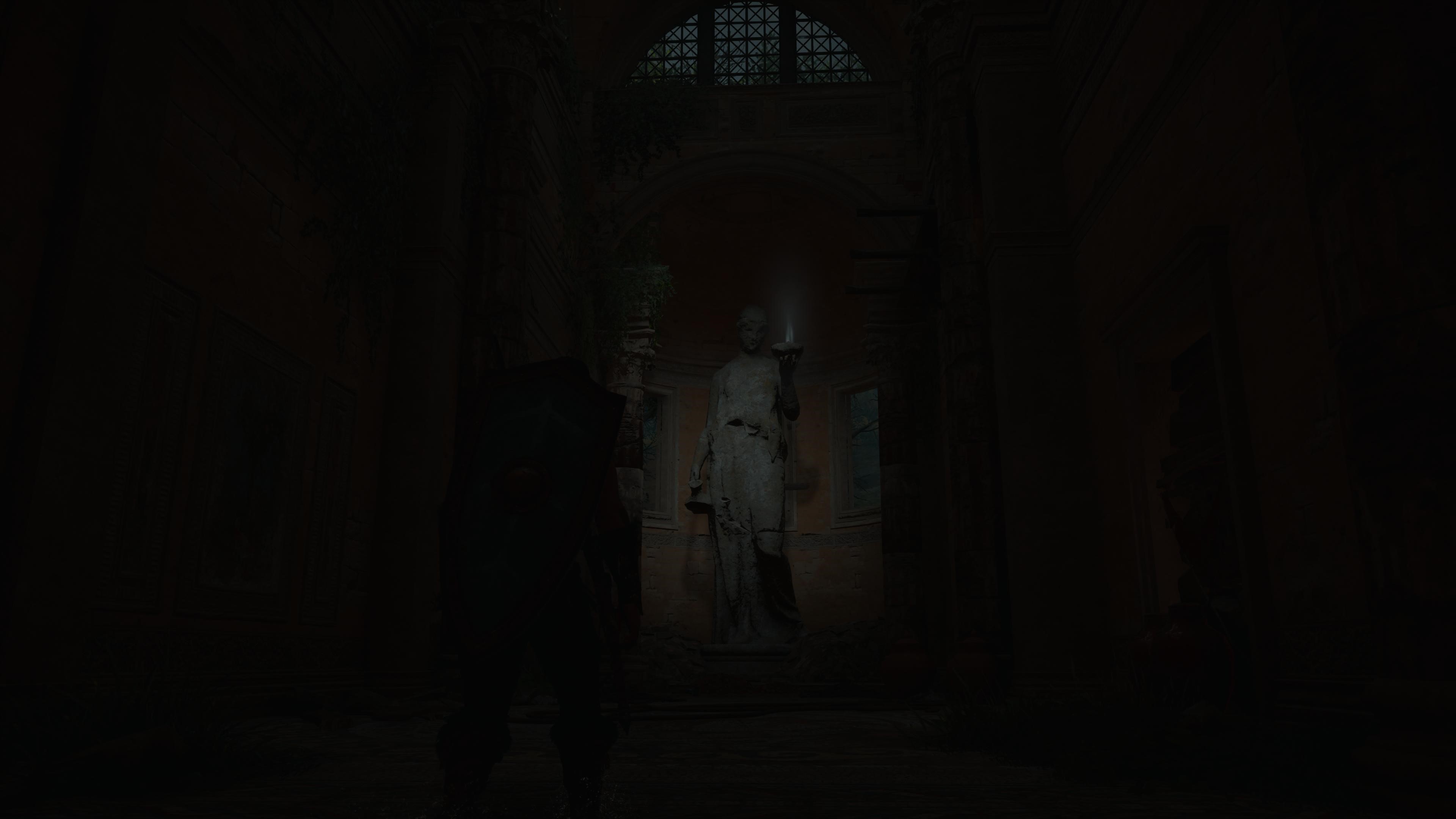 Assassin's Creed Valhalla 4K statue HD Wallpaper
