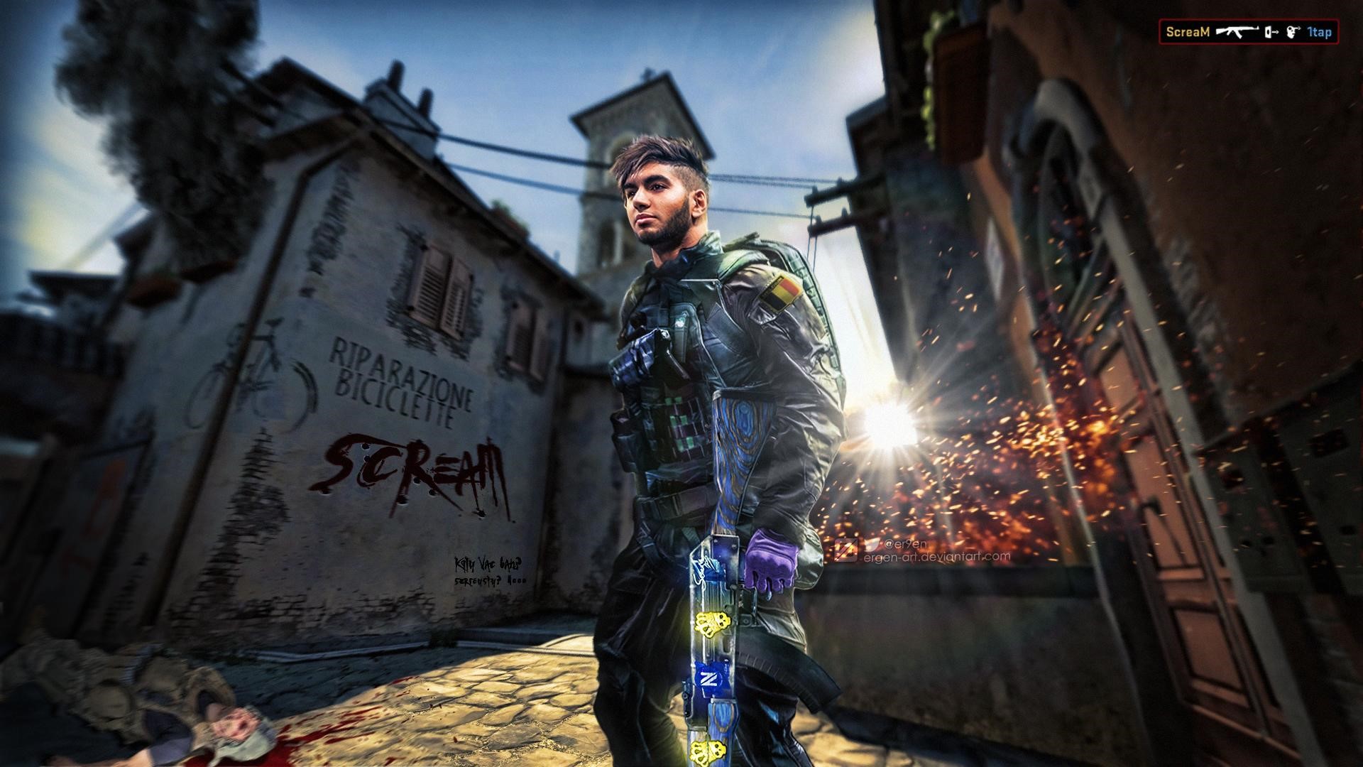ScreaM from Counter-Strike: Global Offensive HD Wallpaper