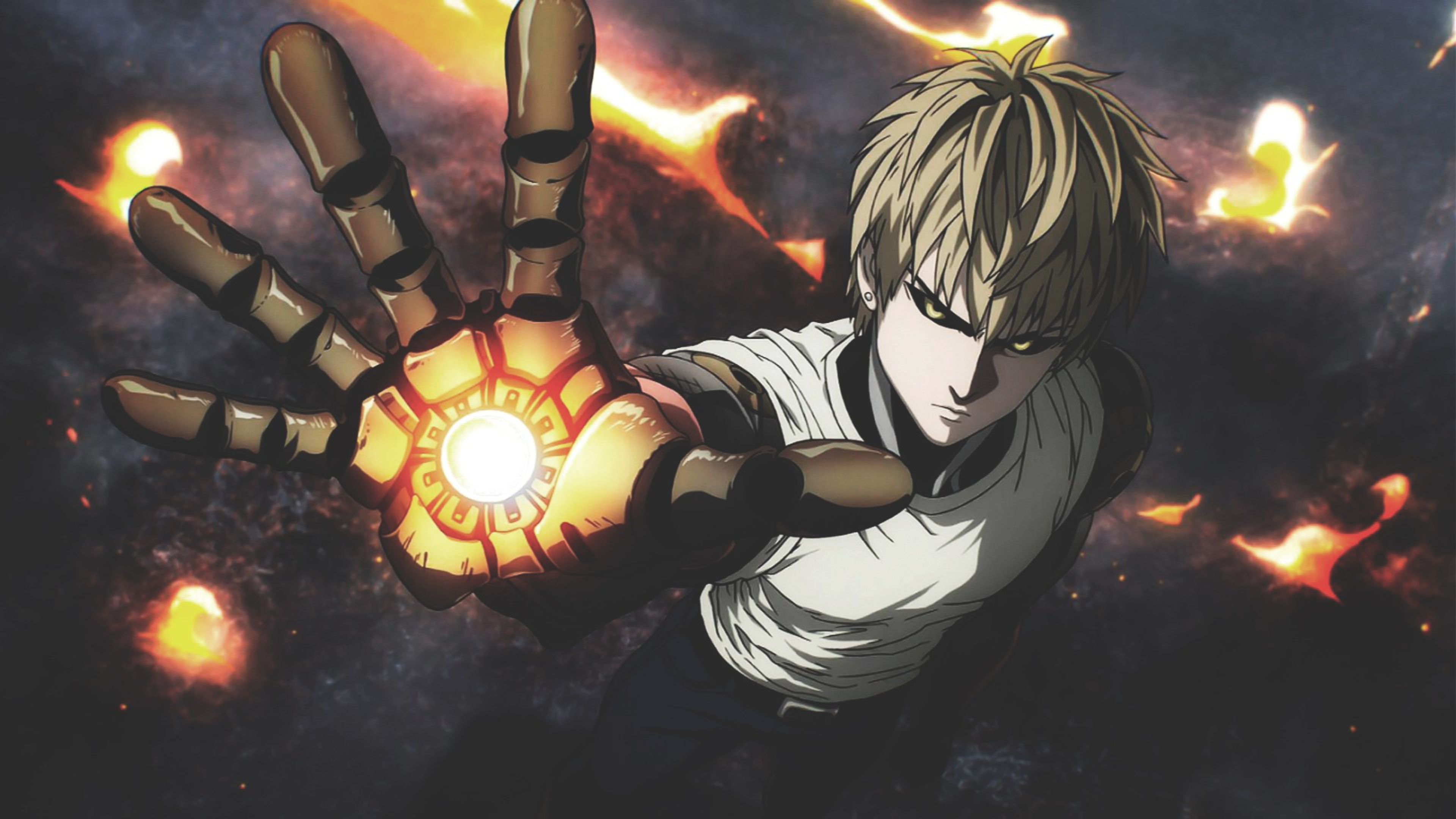 Genos from One-Punch Man HD Wallpaper