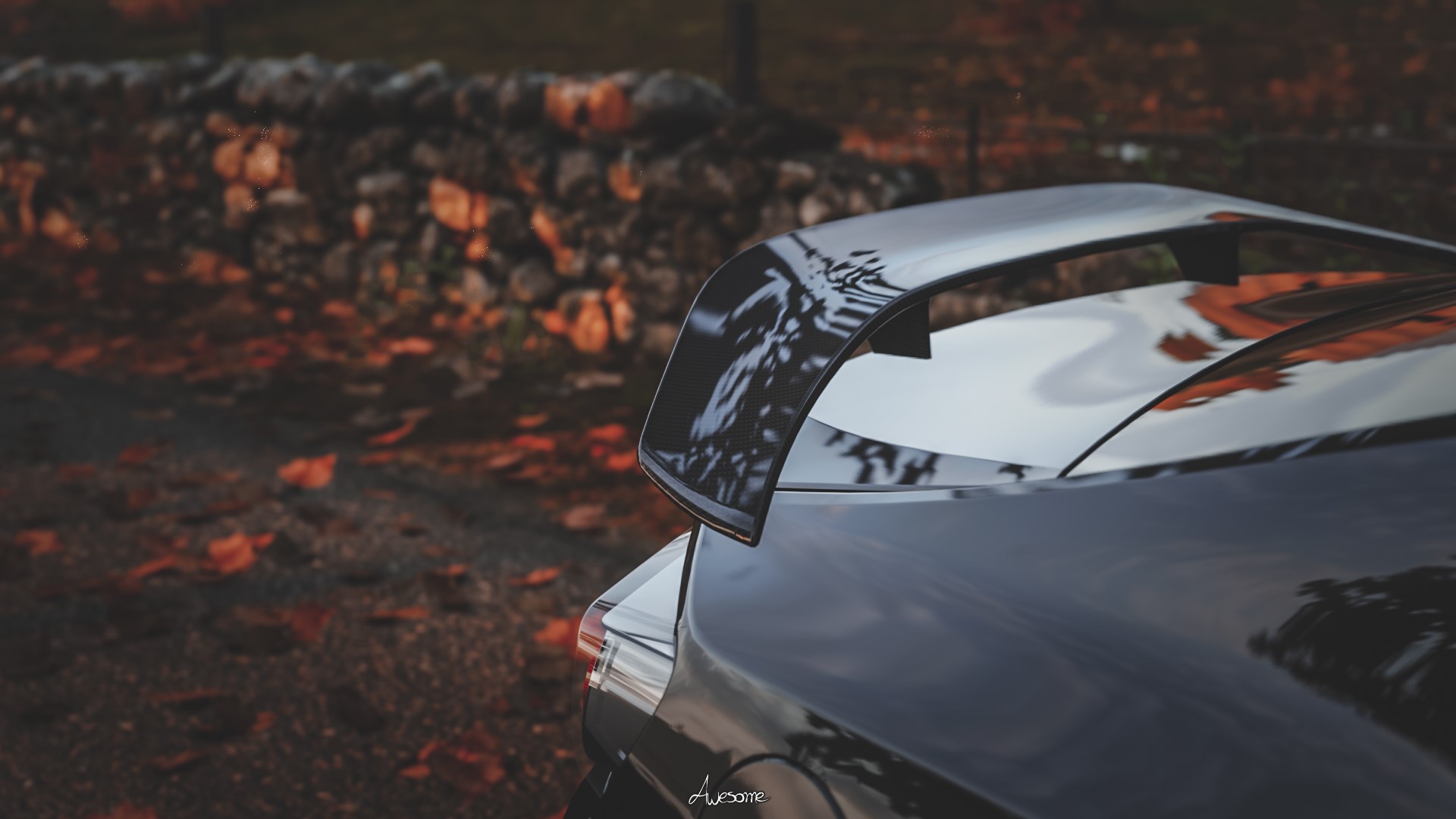 Toyota GT86 with a rear spoiler in Forza Horizon 4 HD Wallpaper
