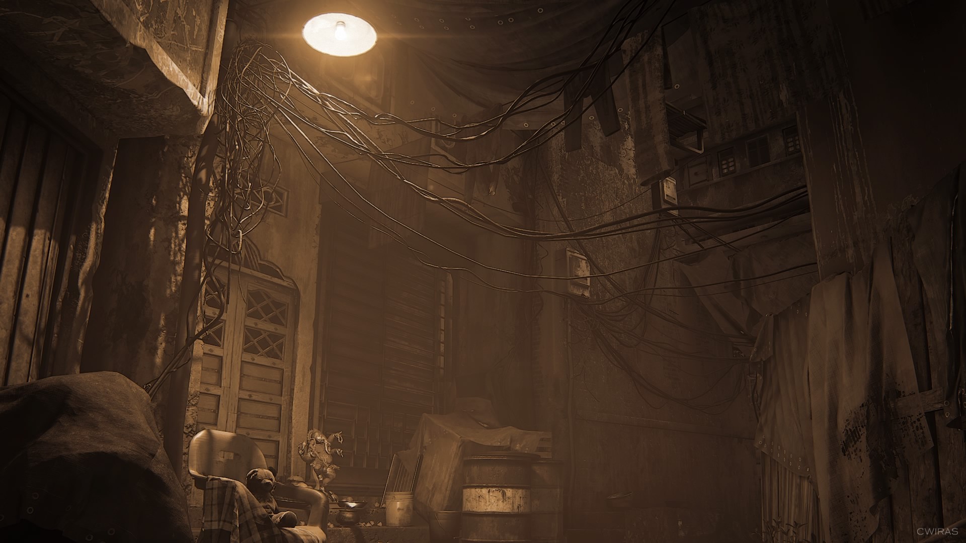 Uncharted: The Lost Legacy screenshot with cables HD Wallpaper