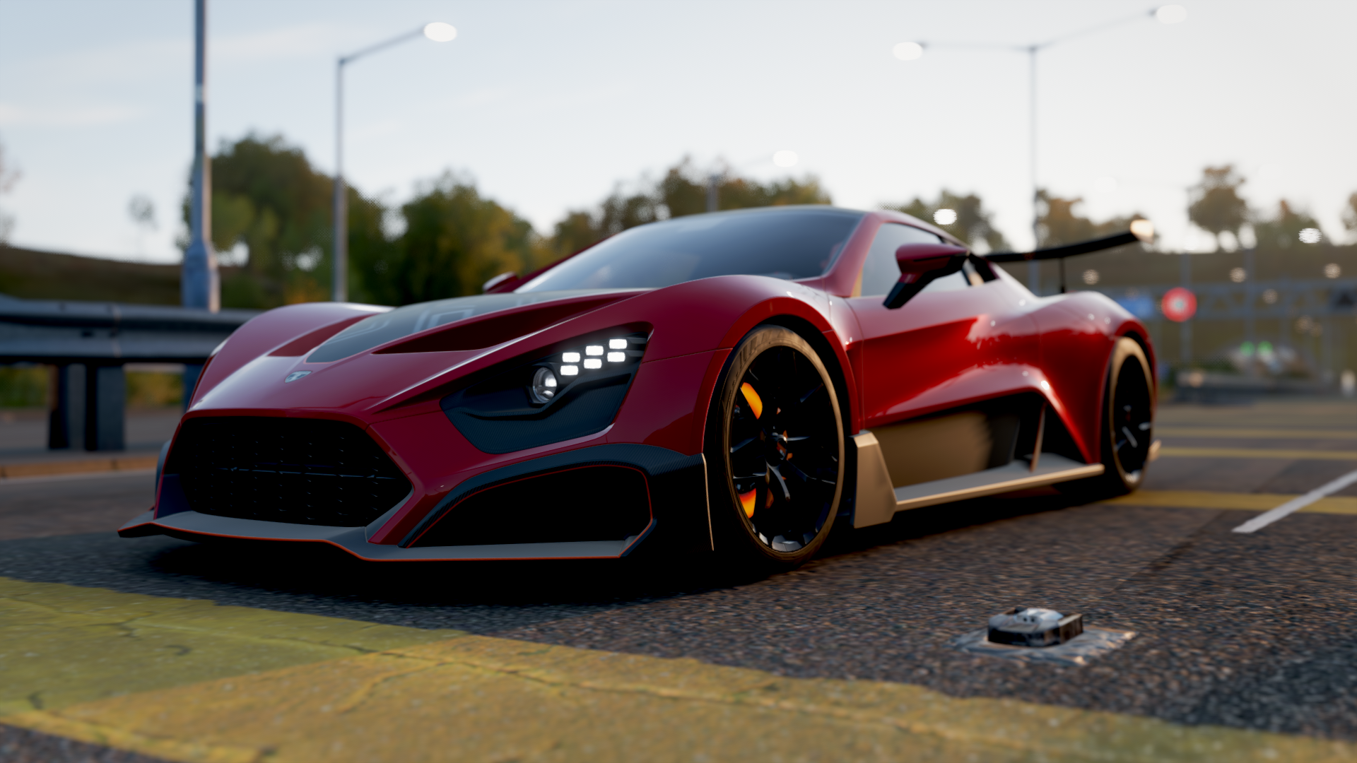 Zenvo ST1 car in Forza Games HD Wallpaper