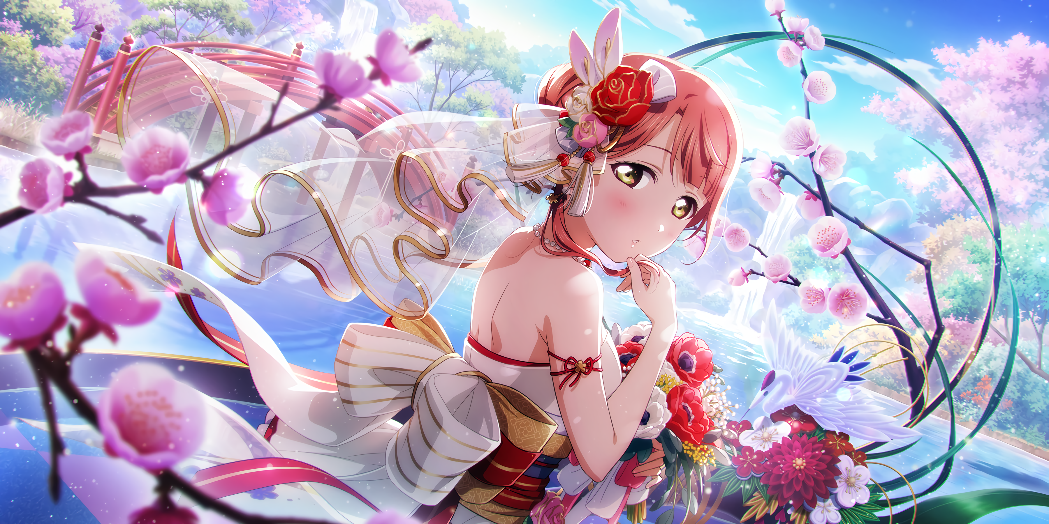 Uehara Ayumu from Love Live! Sunshine!! HD Wallpaper