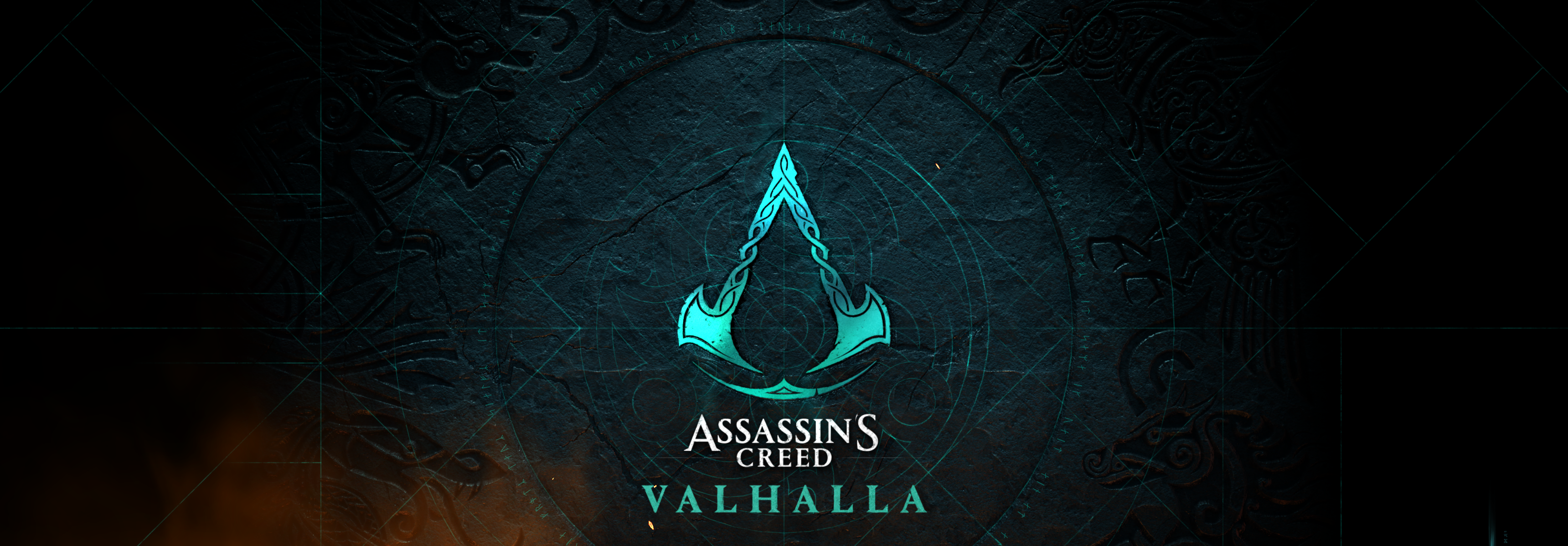 Assassin's Creed Valhalla logo HD Wallpaper