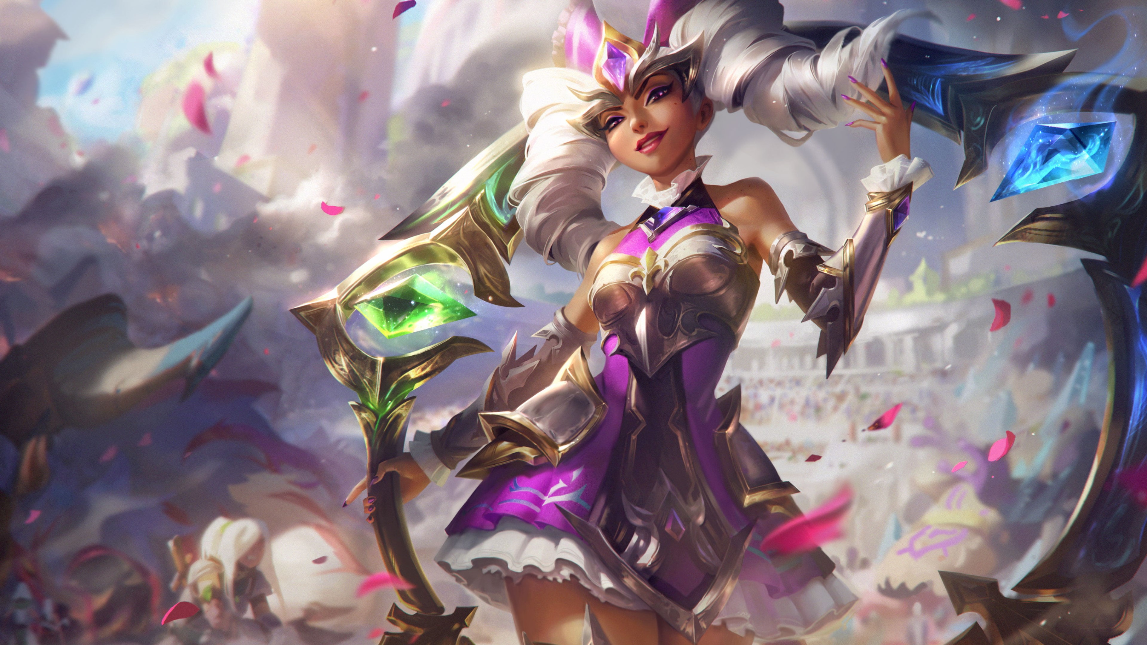 4K Qiyana from League of Legends HD Wallpaper