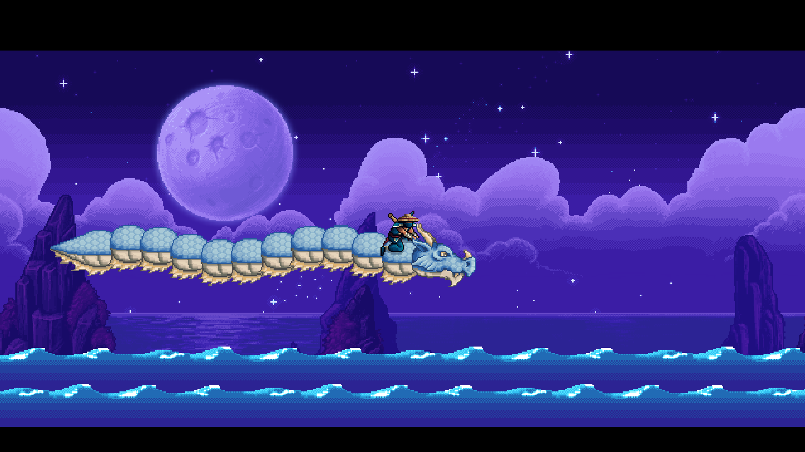 The Messenger character riding a dragon HD Wallpaper