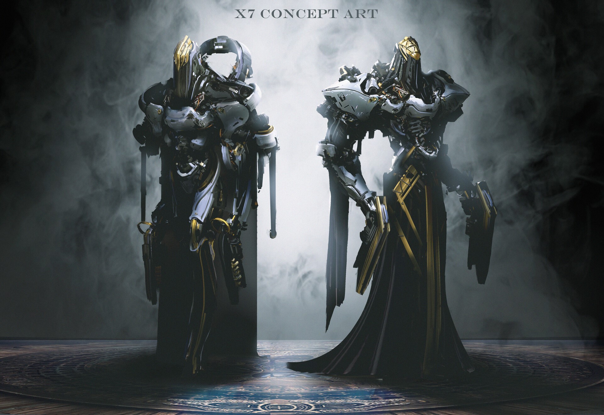 X7 Concept Art Science Fiction Characters HD Wallpaper