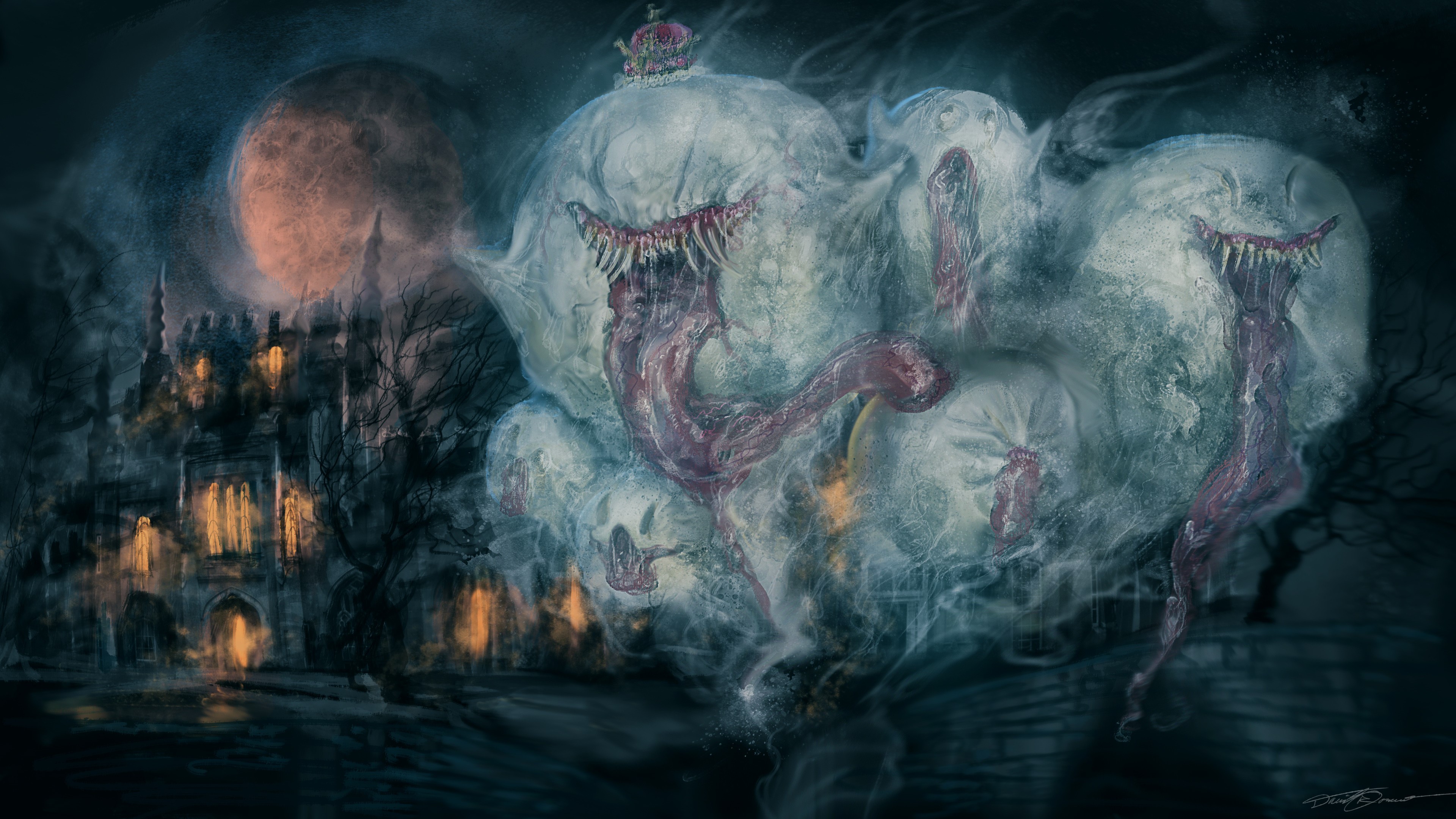 4K Bloodborne video game art by David Romero HD Wallpaper