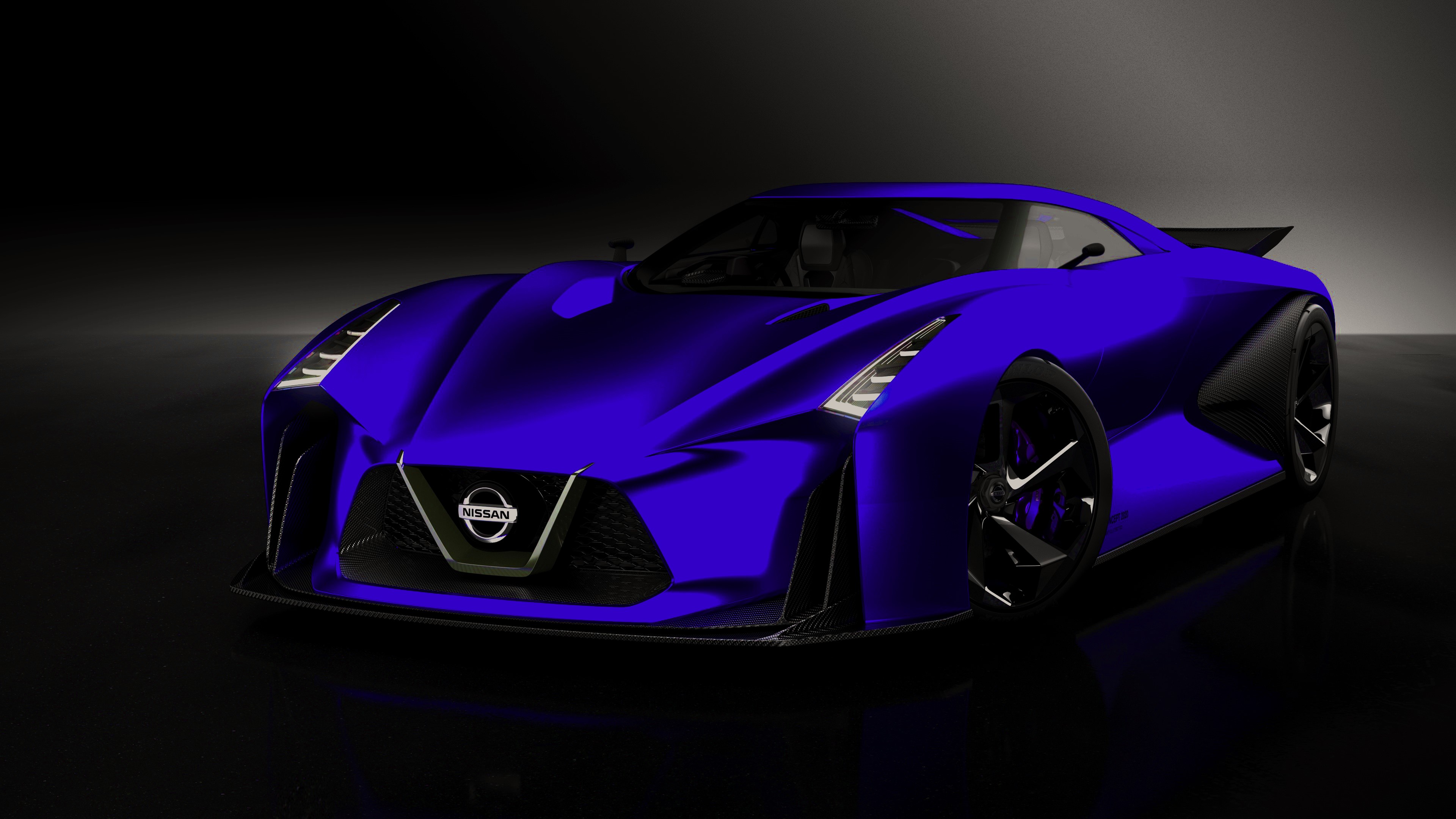 4K Nissan sports car HD Wallpaper