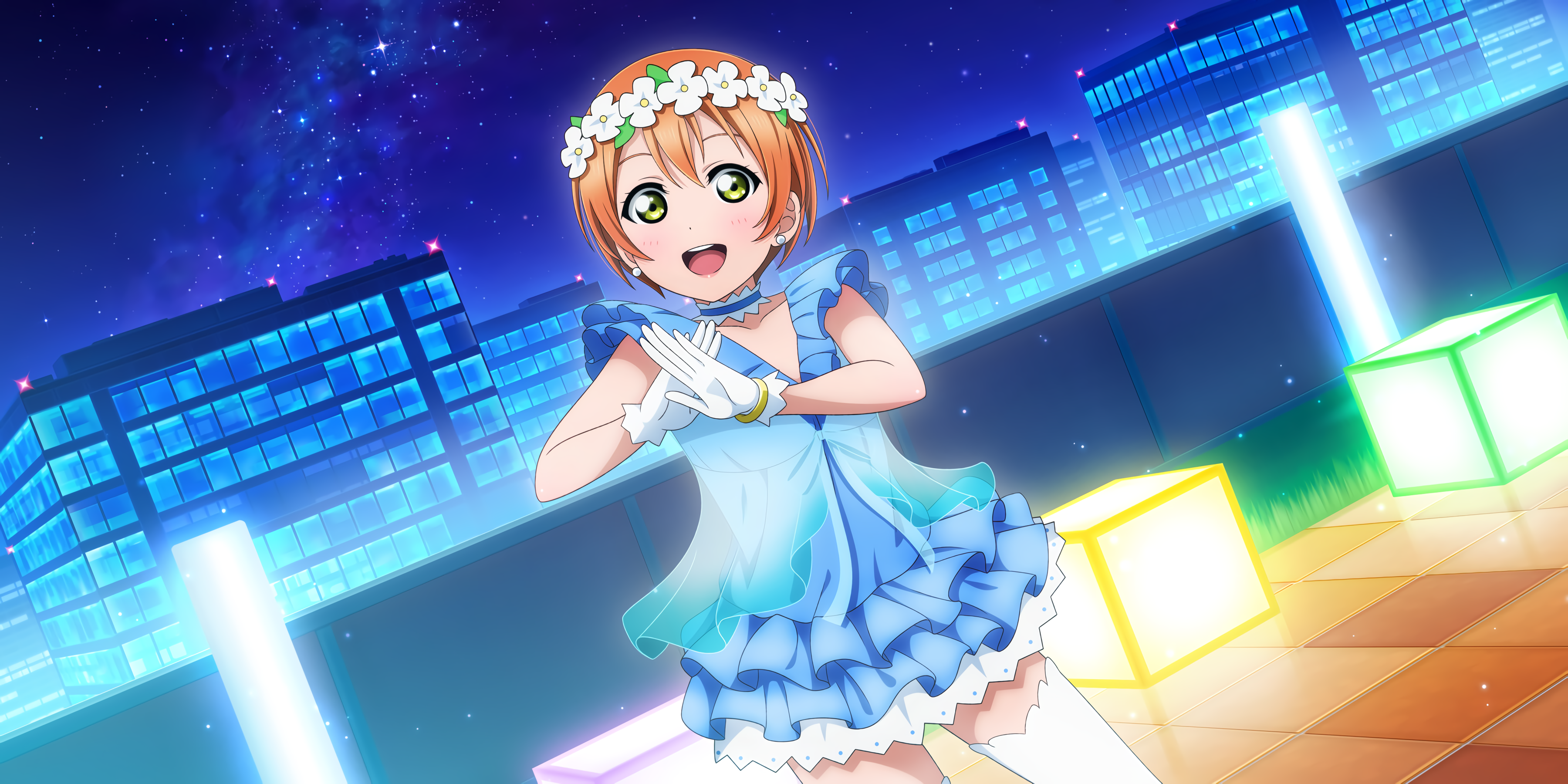 Hoshizora Rin from Love Live! Sunshine!! HD Wallpaper