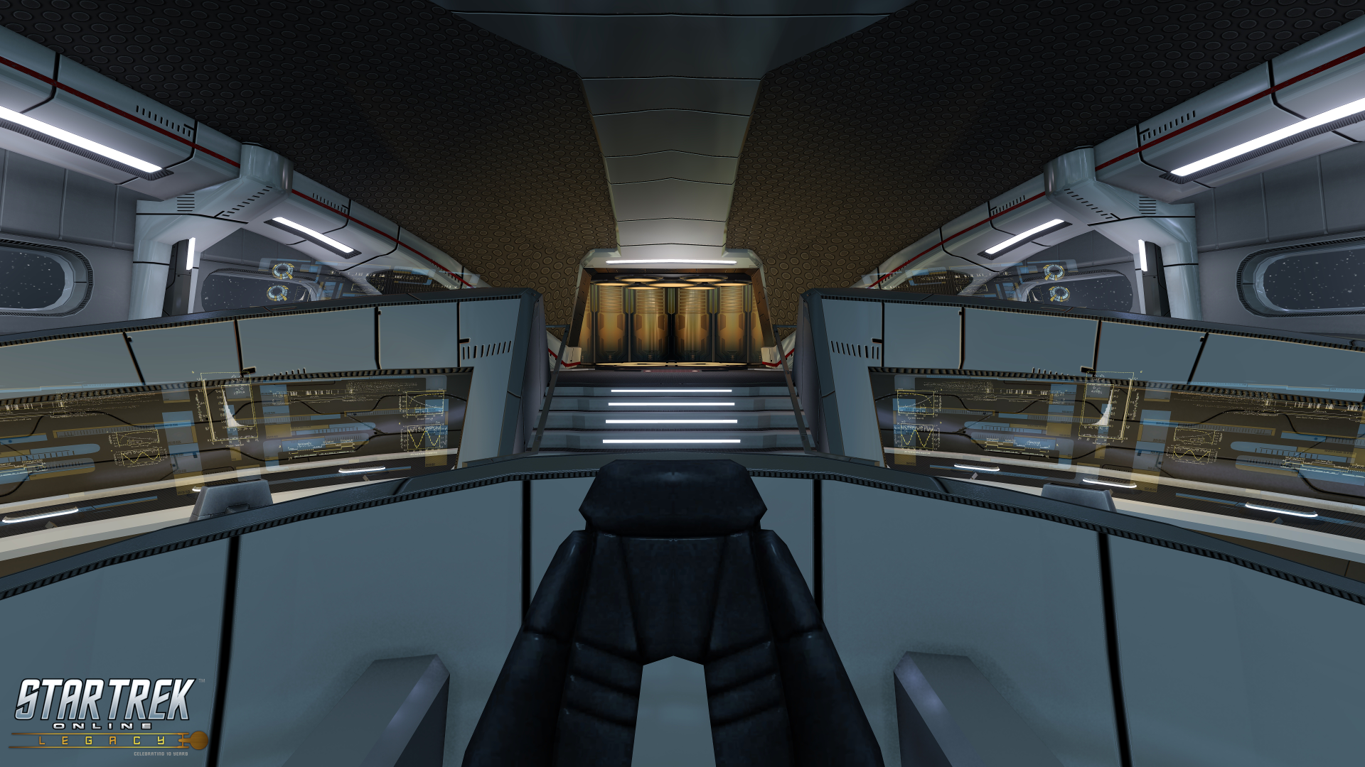 Star Trek Online bridge interior HD Wallpaper