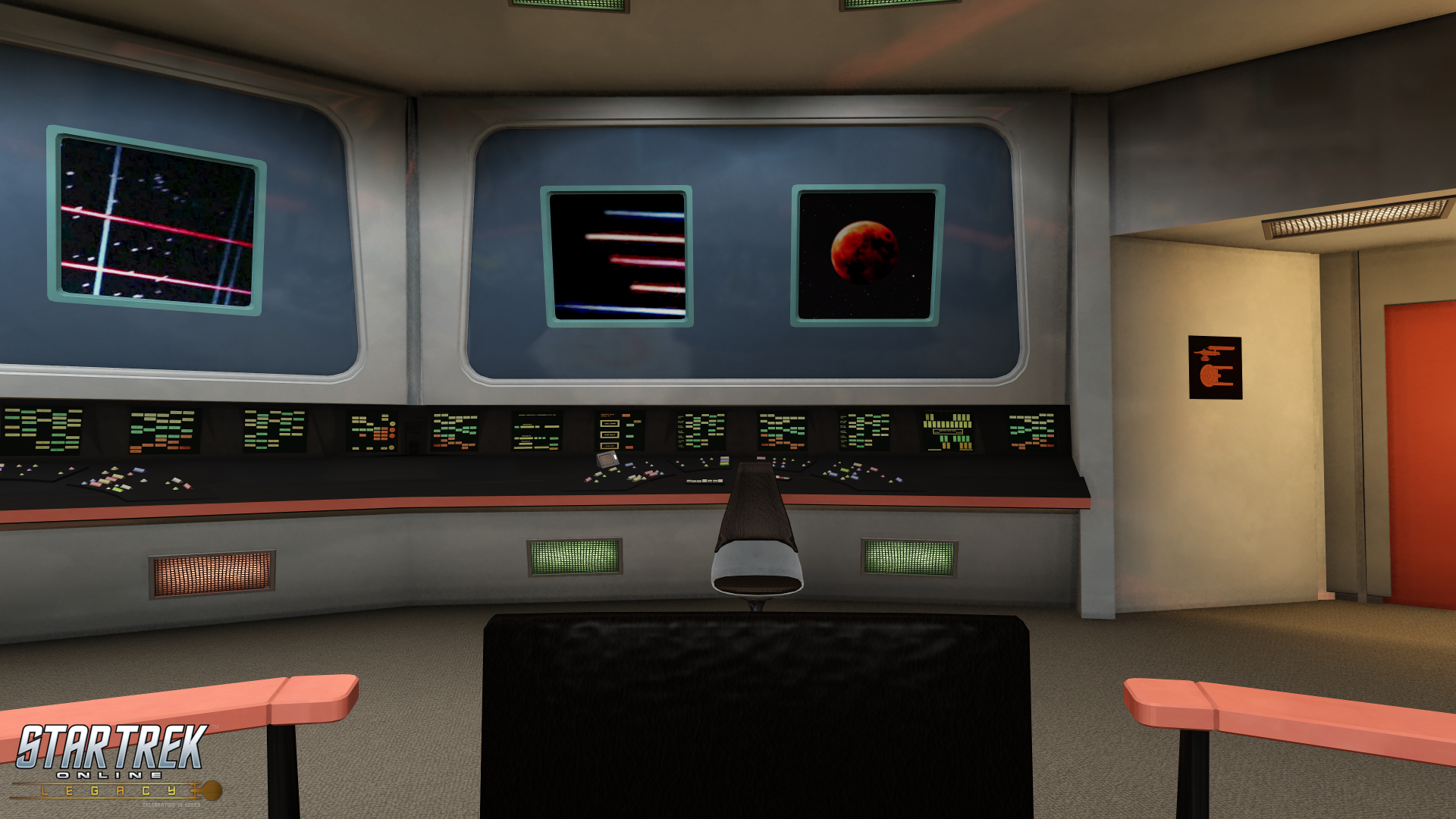 Star Trek Online bridge interior HD Wallpaper