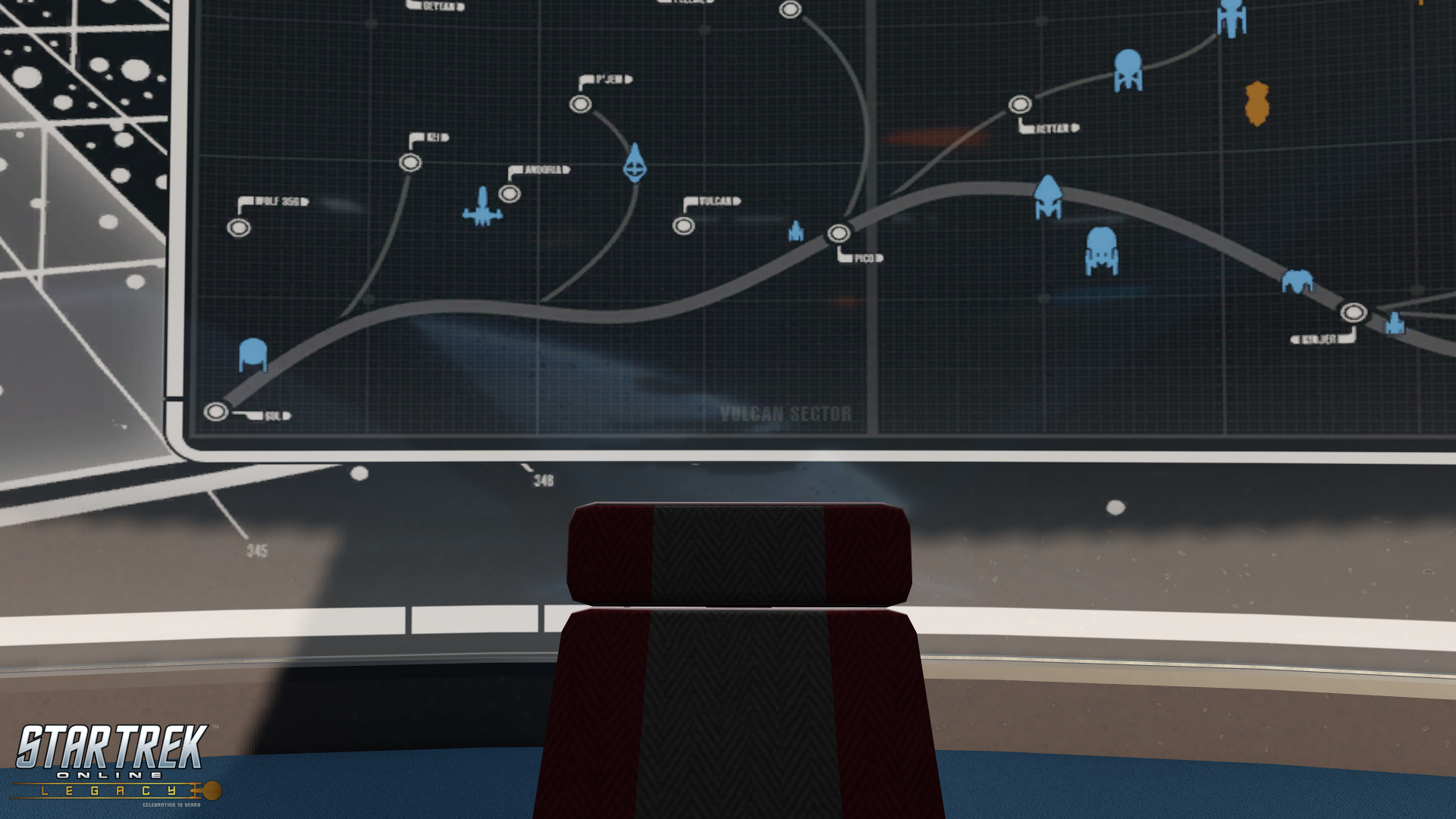 Star Trek Online Vulcan Sector Map HD Wallpaper