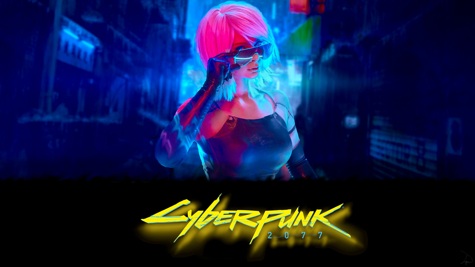 Woman from Cyberpunk 2077 HD Wallpaper