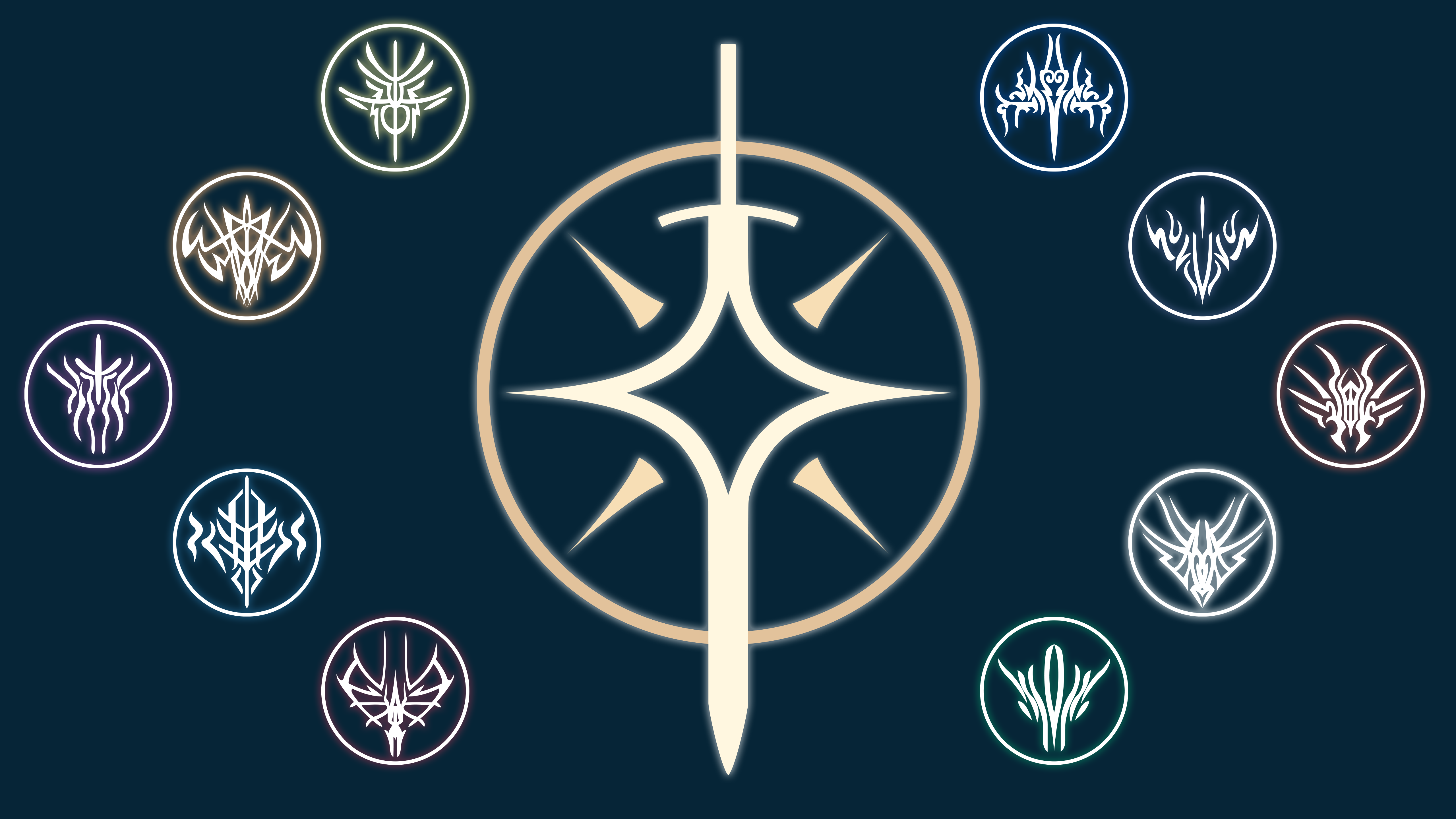 Stormlight Archive Symbols 4K HD Wallpaper