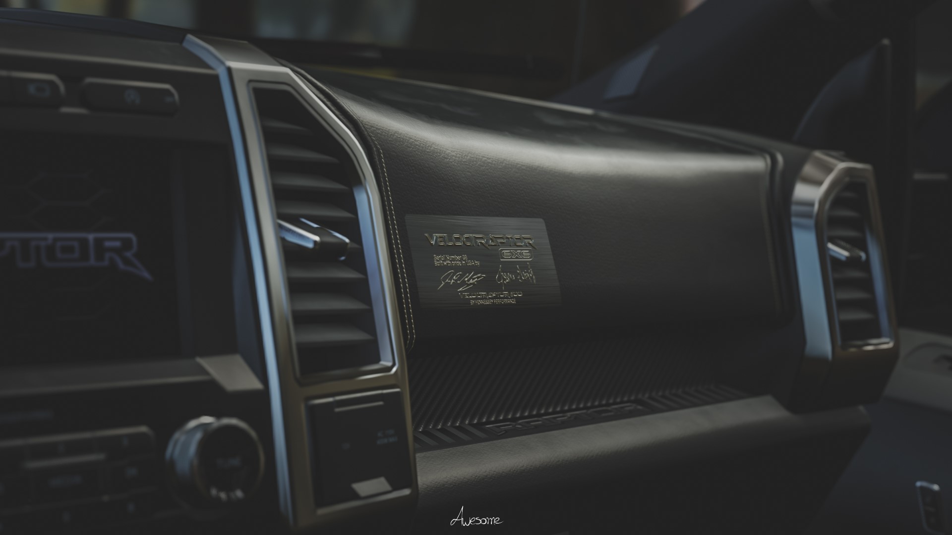 Hennessey Velociraptor 6x6 Ford Raptor Interior HD Wallpaper