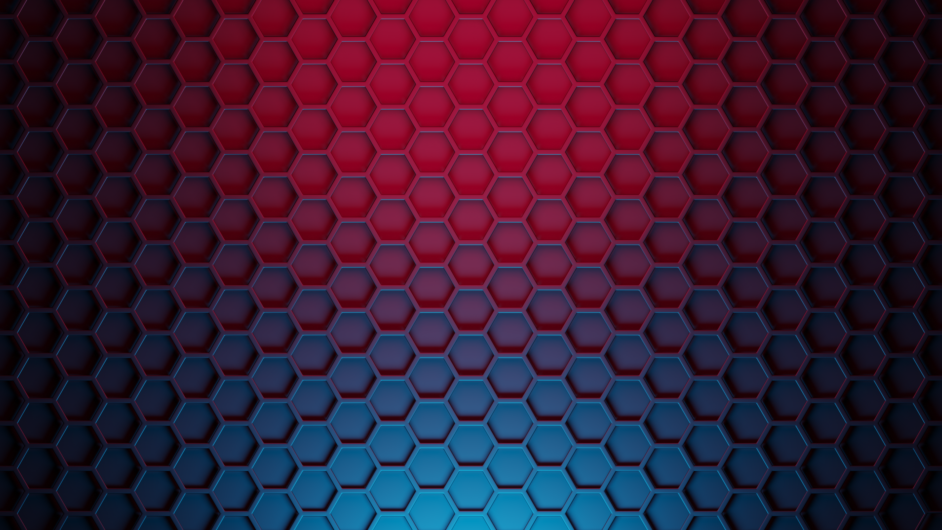 Abstract 3D Hexagon Pattern HD Wallpaper