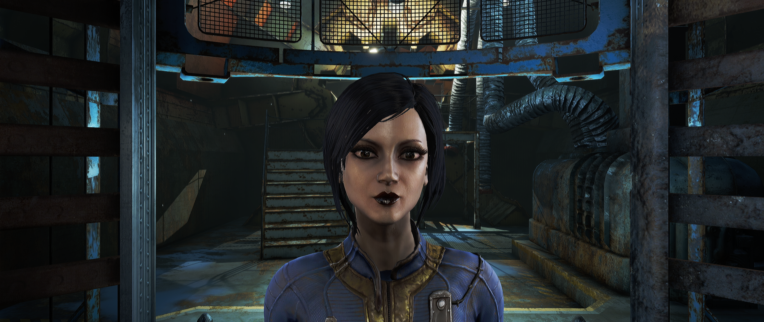 Woman in Vault Suit from Fallout 4 HD Wallpaper