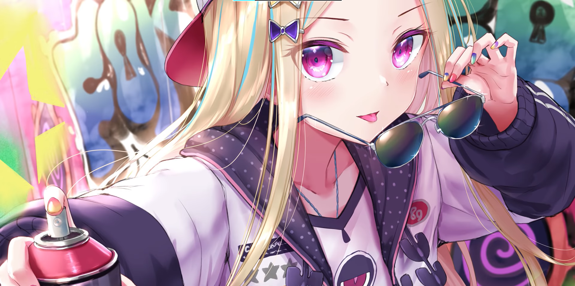 Abigail Williams from Fate/Grand Order with sunglasses HD Wallpaper