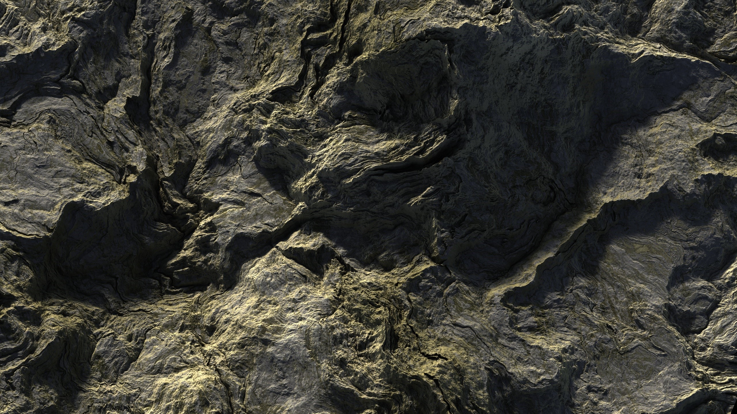 Close-up of rugged, textured rock formations HD Wallpaper