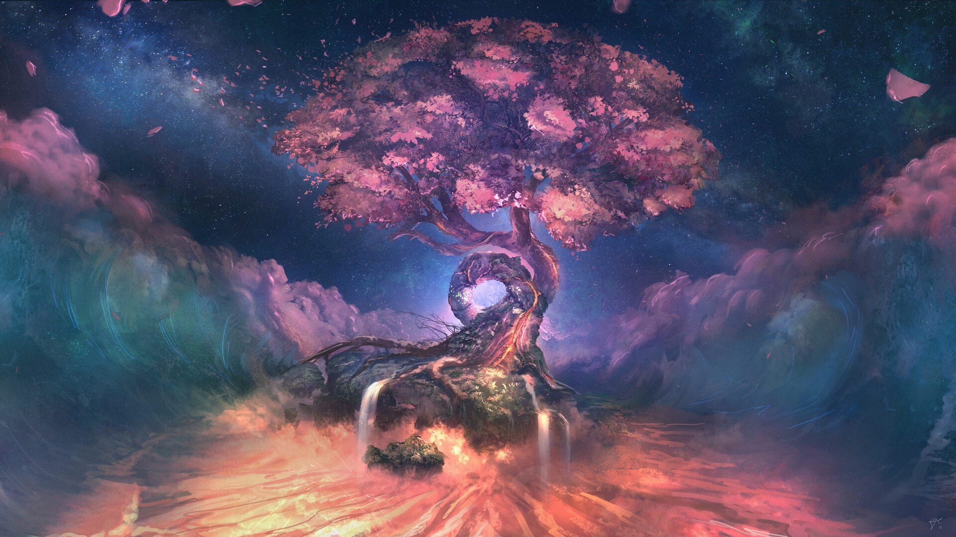Yggdrasil by Gabriela Wasiewicz HD Wallpaper