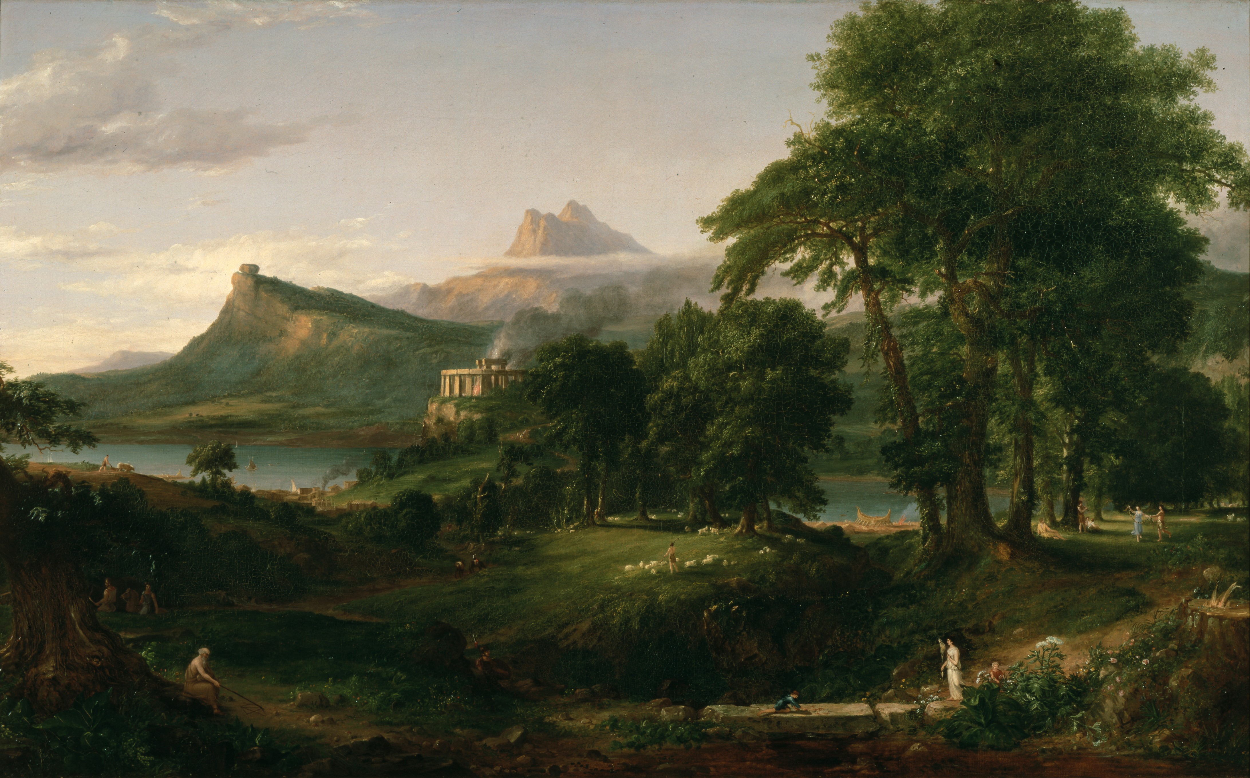 The Voyage of Life: Youth by Thomas Cole HD Wallpaper