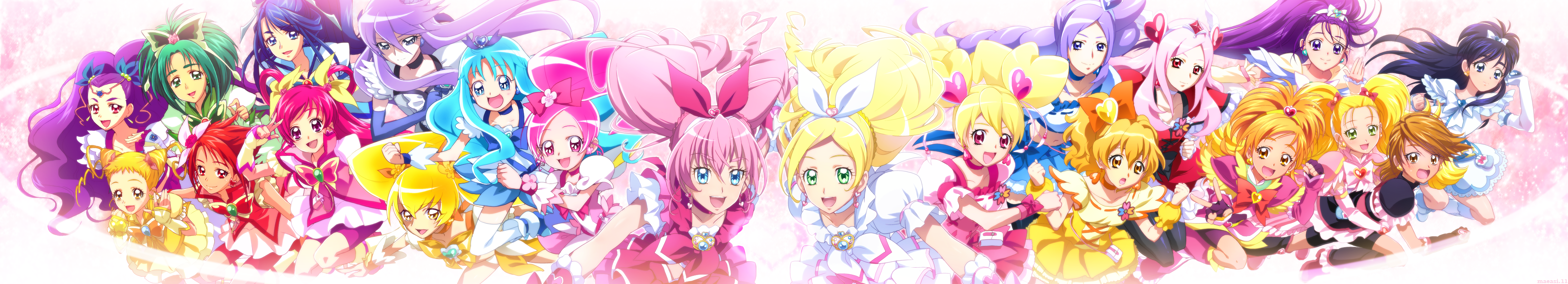 Magical Girls from Pretty Cure in 4K HD Wallpaper
