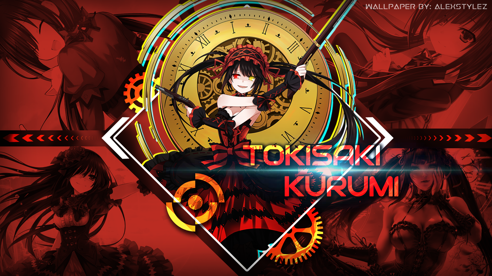 Tokisaki Kurumi from Date A Live HD Wallpaper