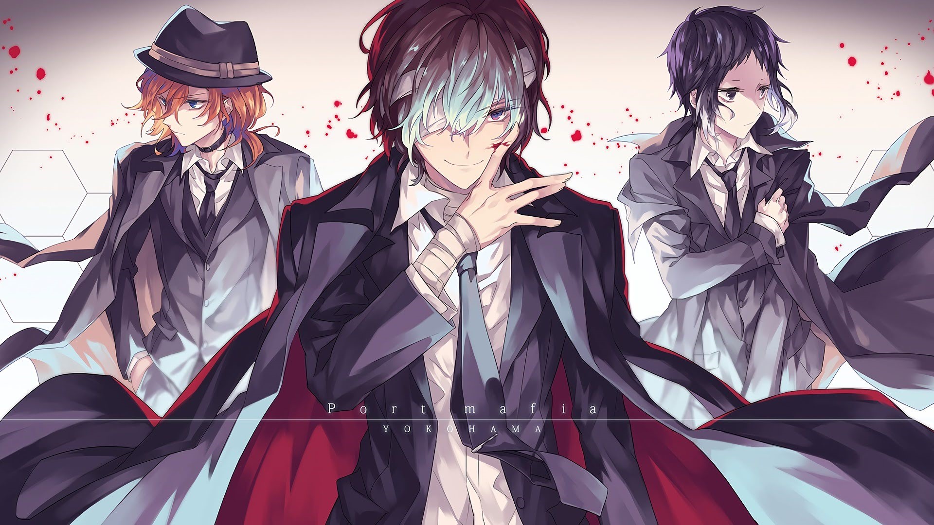 Bungou Stray Dogs Anime Boys in Suits HD Wallpaper