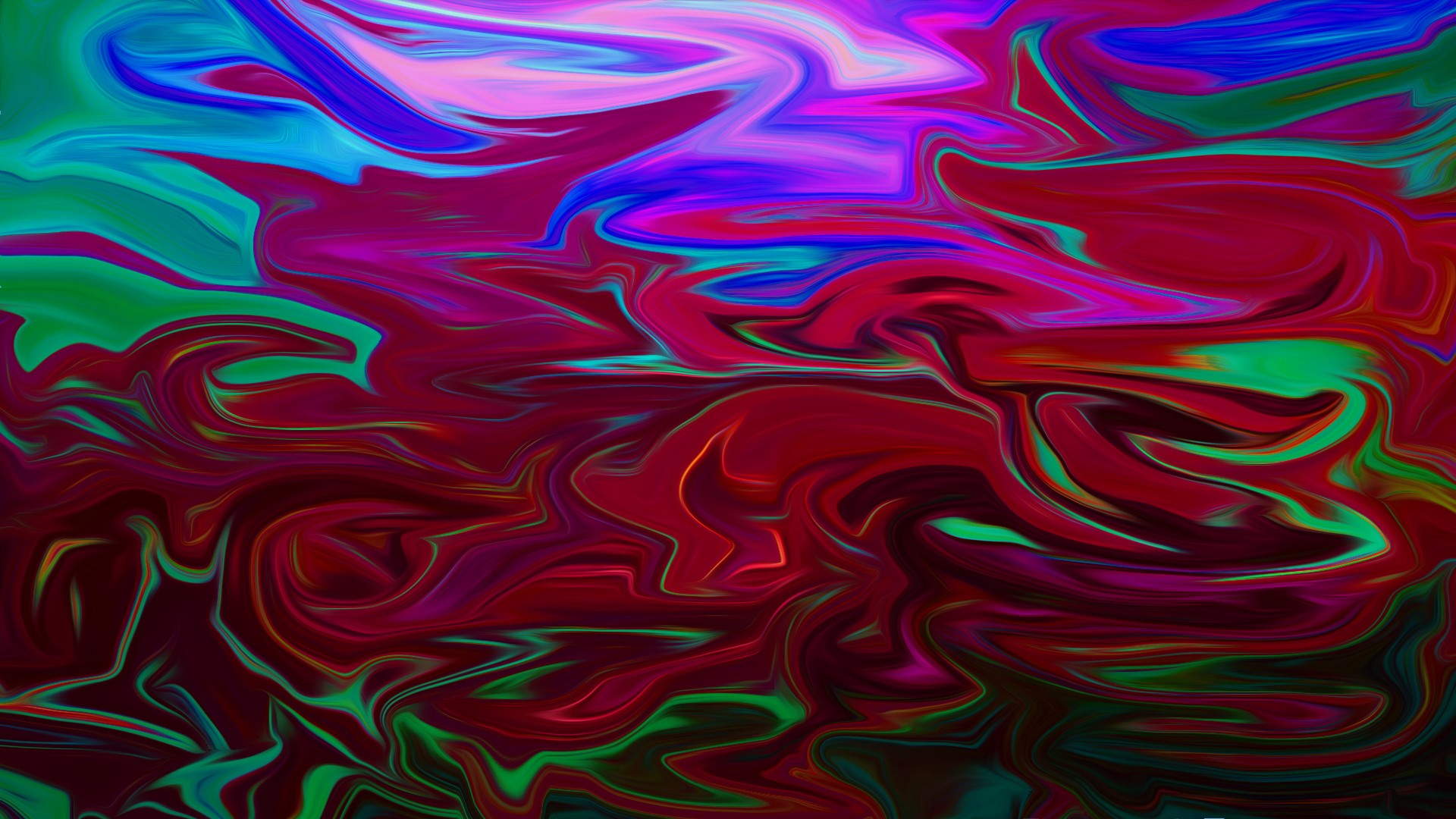Abstract fluid digital art with swirling colors HD Wallpaper
