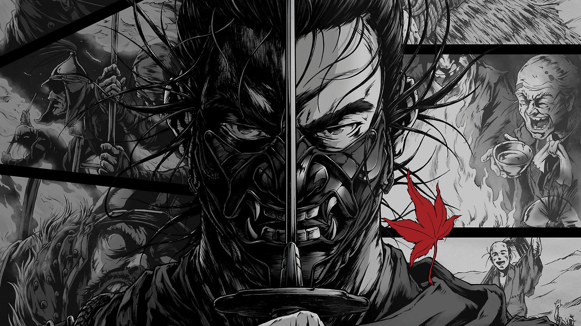 Jin Sakai from Ghost of Tsushima with Katana HD Wallpaper