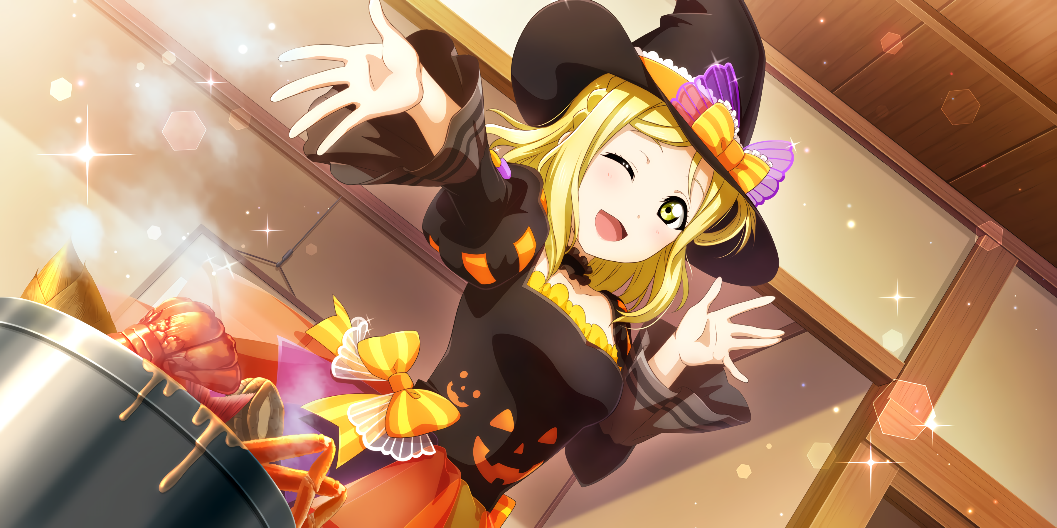 Ohara Mari from Love Live! Sunshine!! Halloween HD Wallpaper