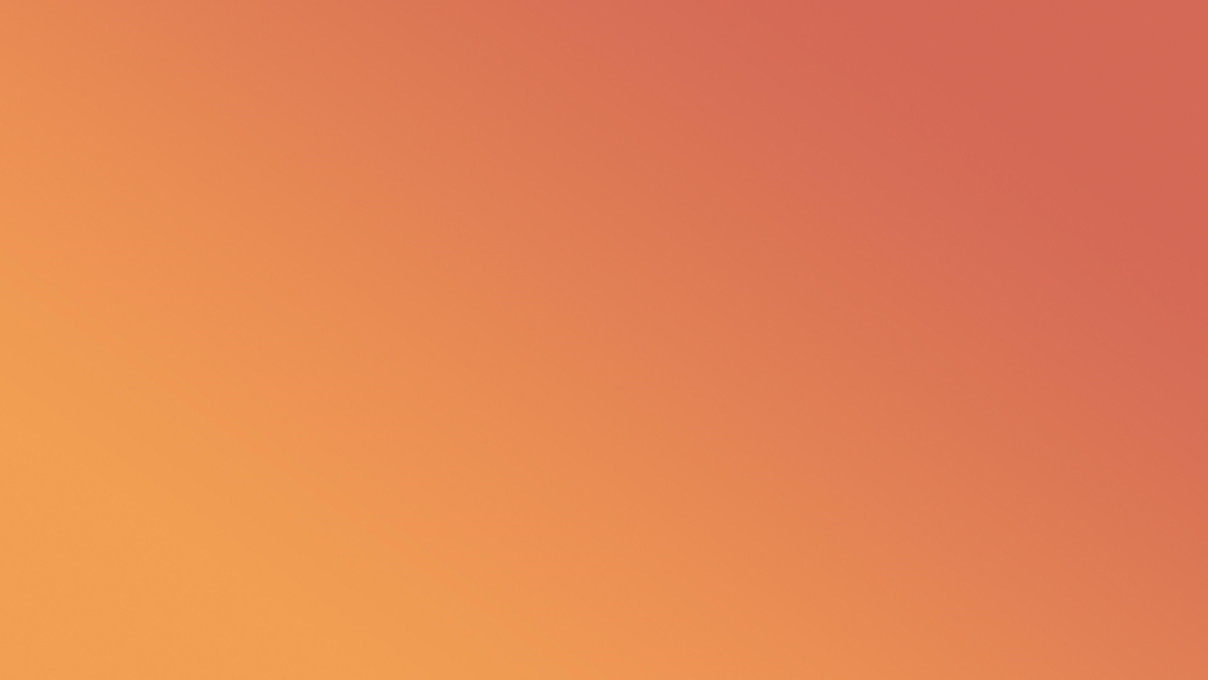 Minimalist orange and red gradient 4K HD Wallpaper