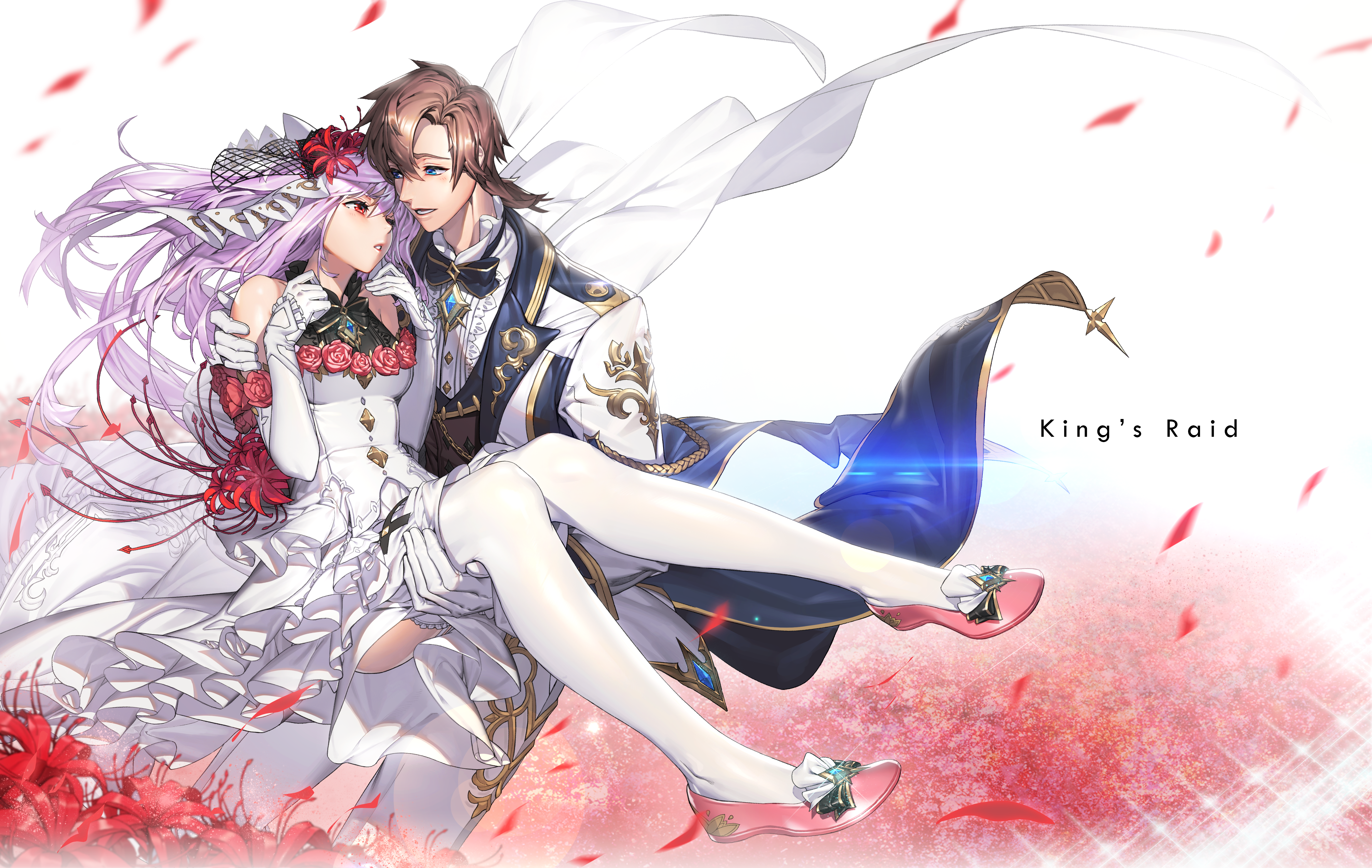 Bride and Groom from King's Raid HD Wallpaper
