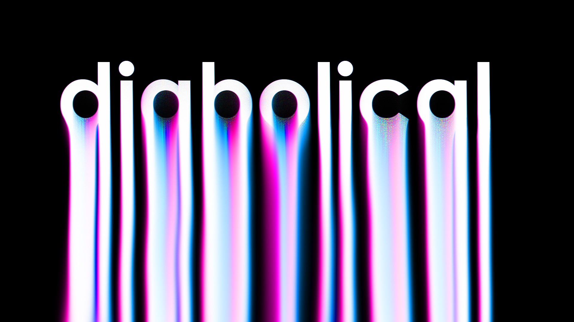 Diabolical text with liquid effect HD Wallpaper