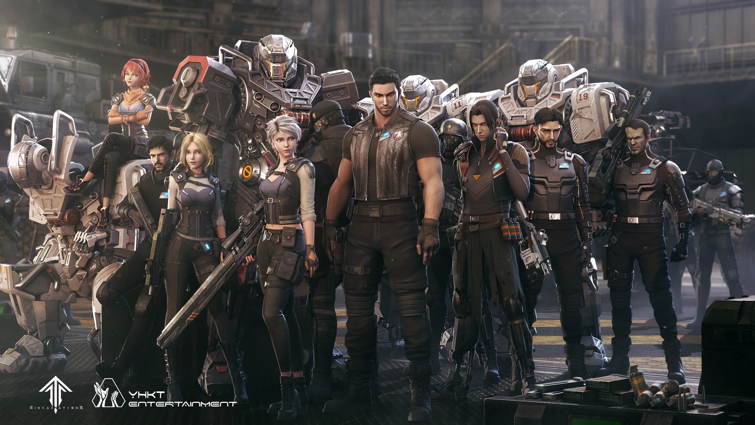 Group of characters from INCARNATION by YHKT ENTERTAINMENT HD Wallpaper
