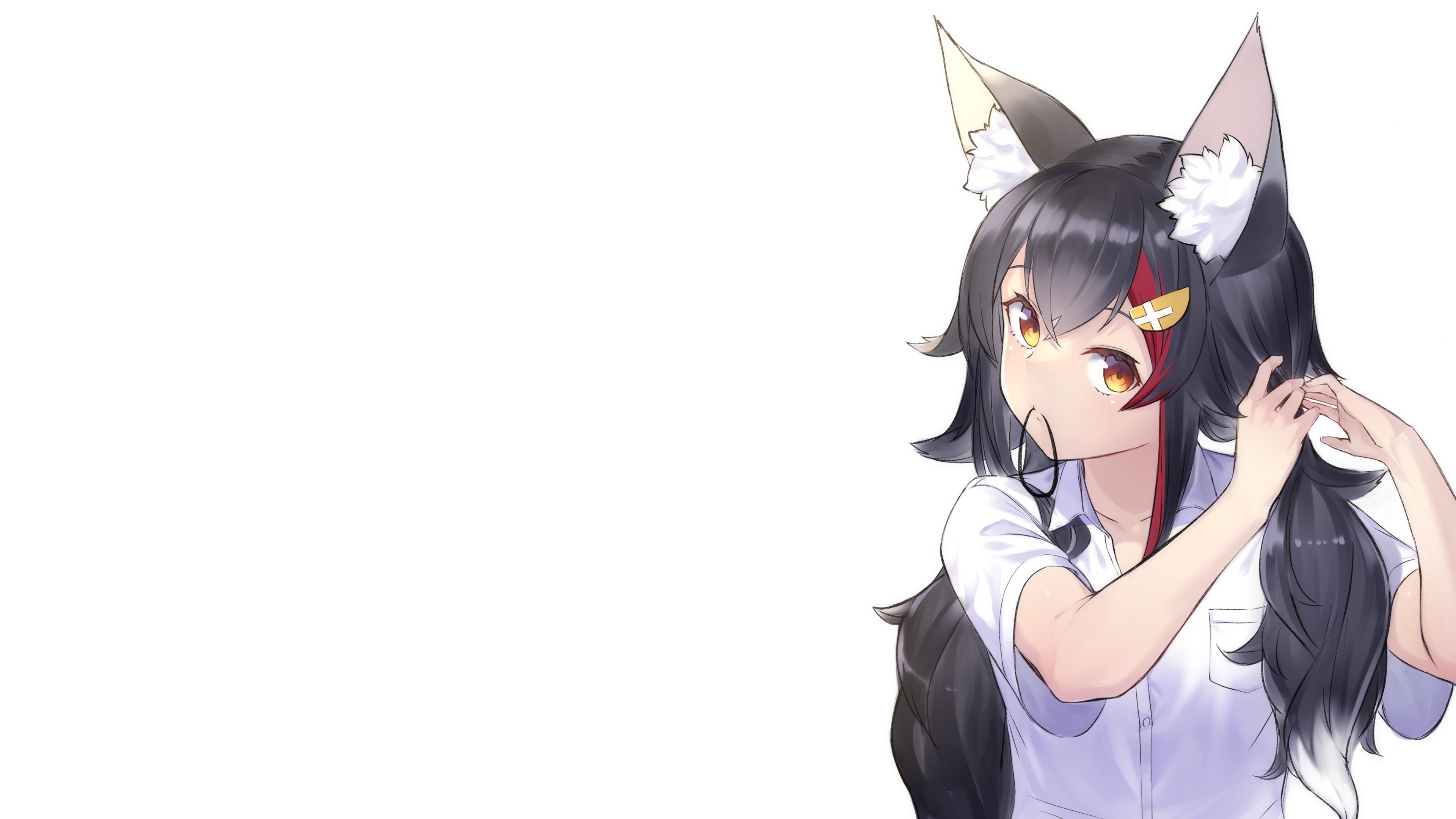Ookami Mio from Hololive HD Wallpaper